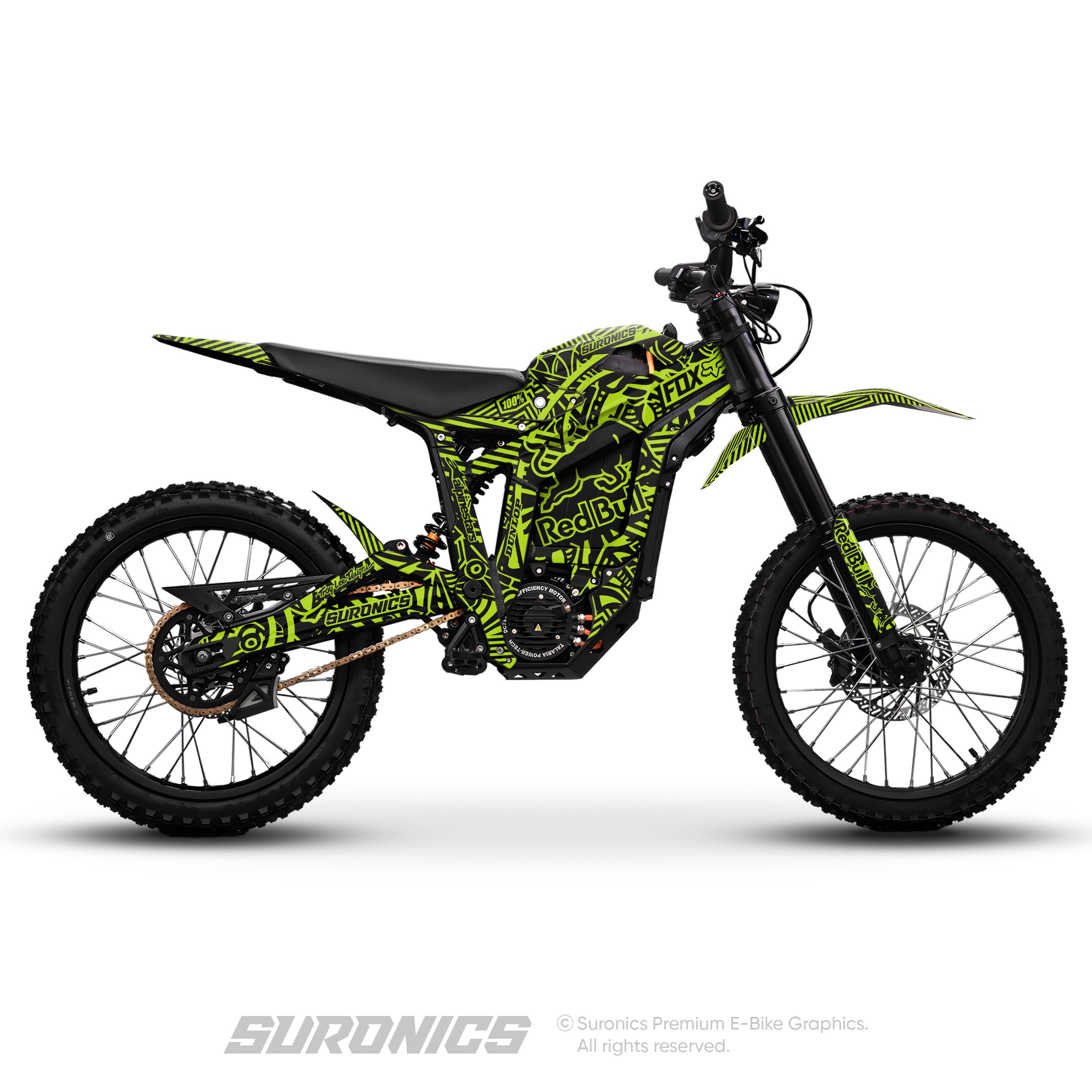 RACE ART BLACK GREEN Talaria Sting MX5 PRO Graphics kit