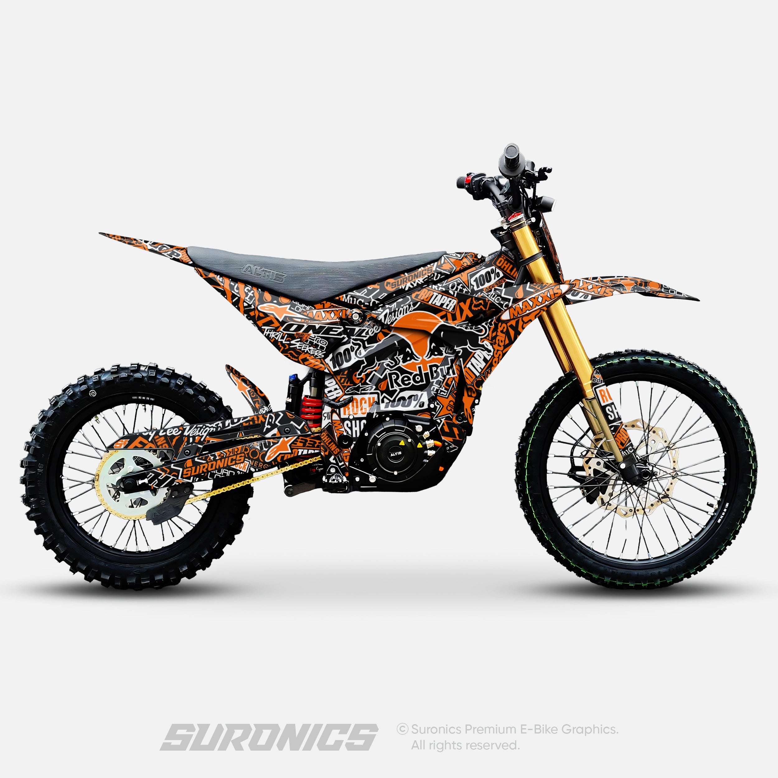 STICKY BLACK ORANGE Altis Sigma Graphics kit