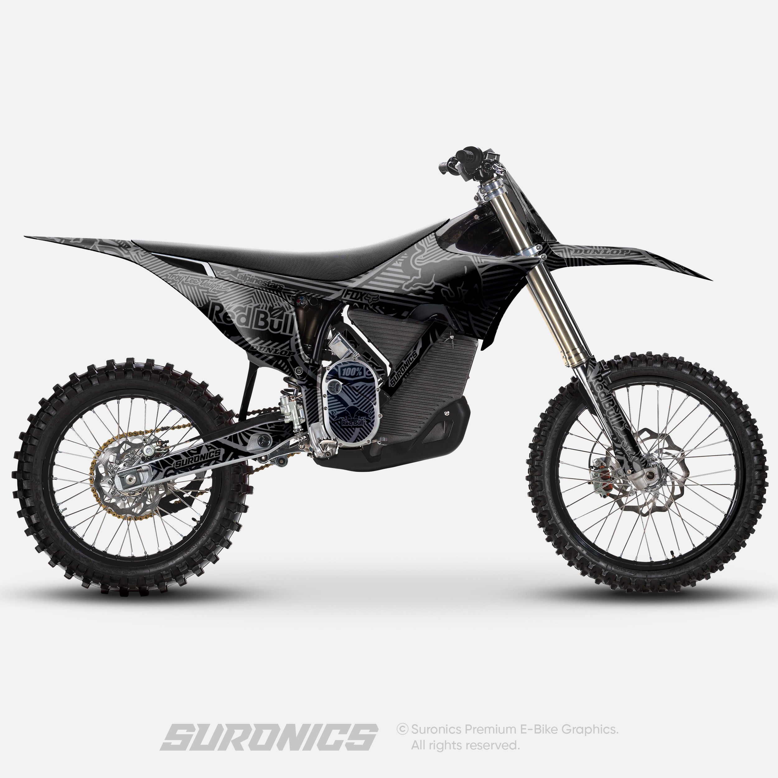 RACE ART BLACK GREY Stark Varg Graphics kit