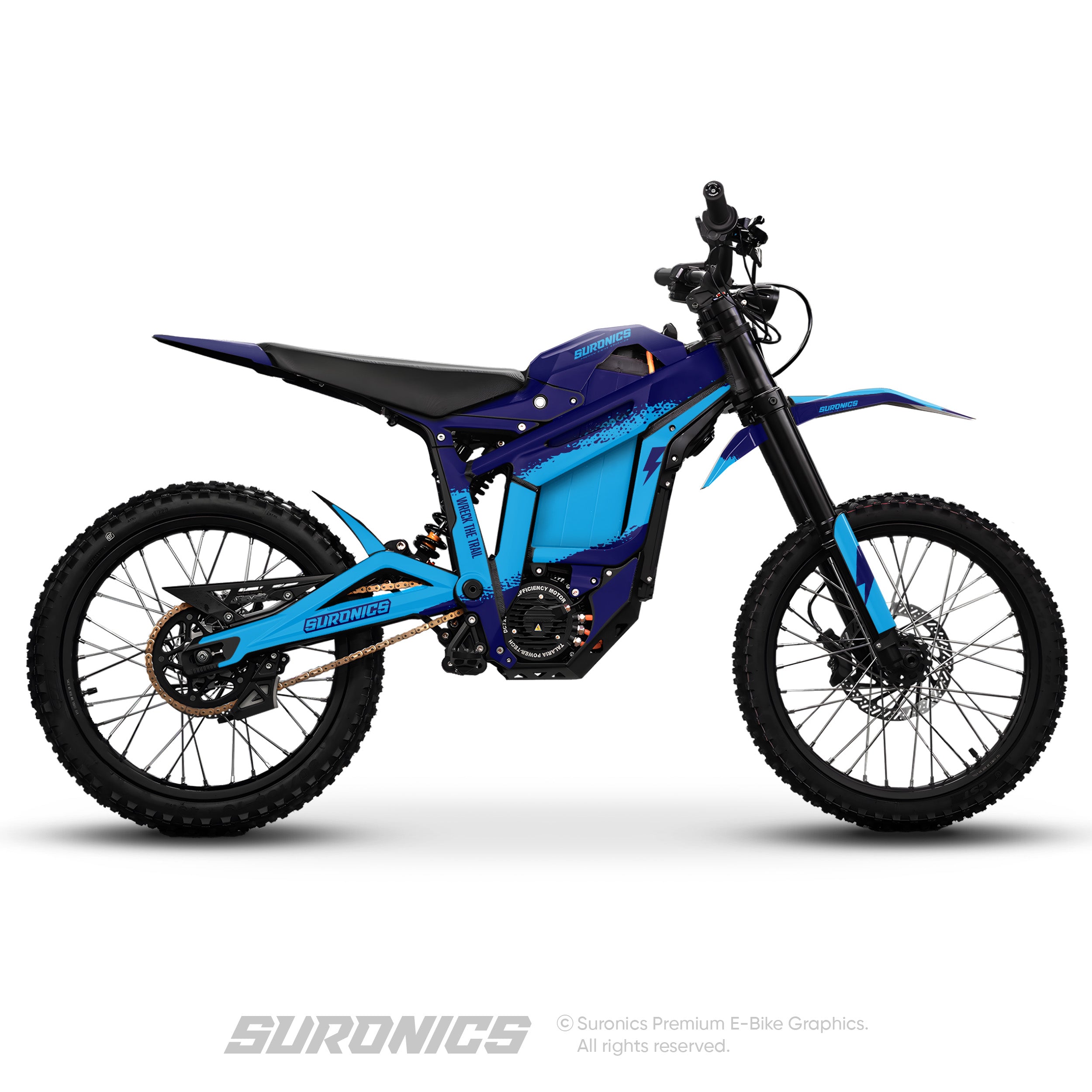 HALF NAVY CYAN Talaria Sting MX5 PRO Graphics kit