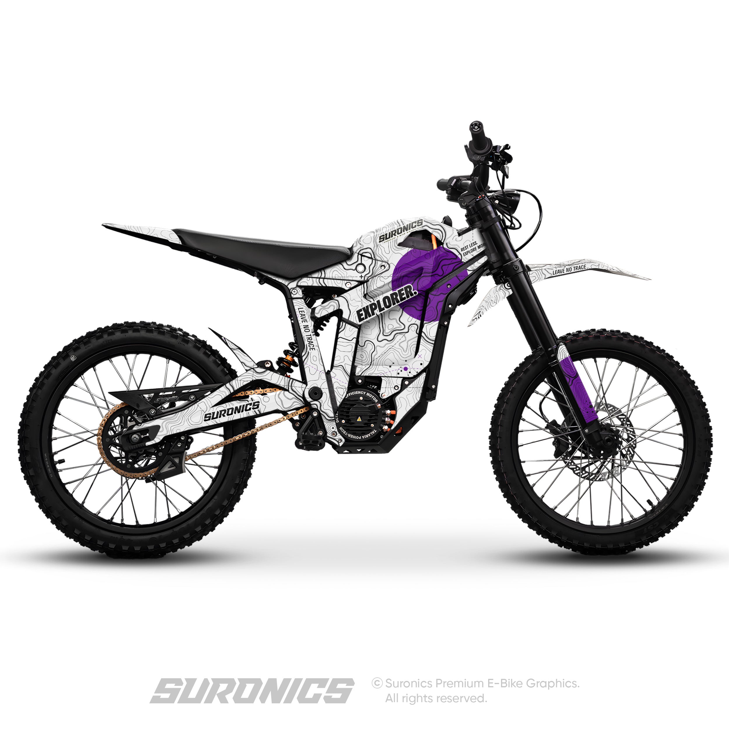 EXPLORER WHITE PURPLE Talaria Sting MX5 PRO Graphics kit