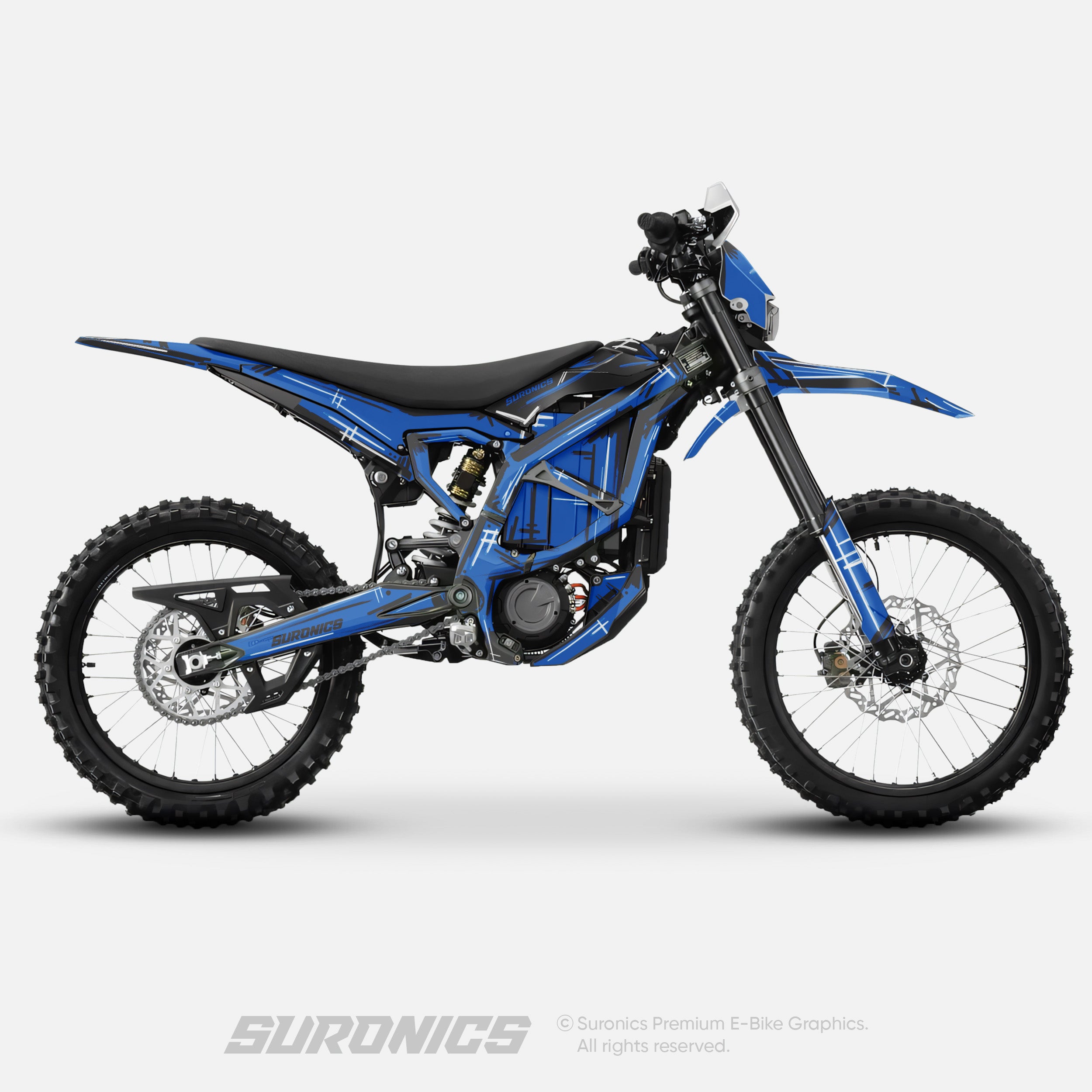 MARKER BLUE Surron Ultra Bee Graphics kit