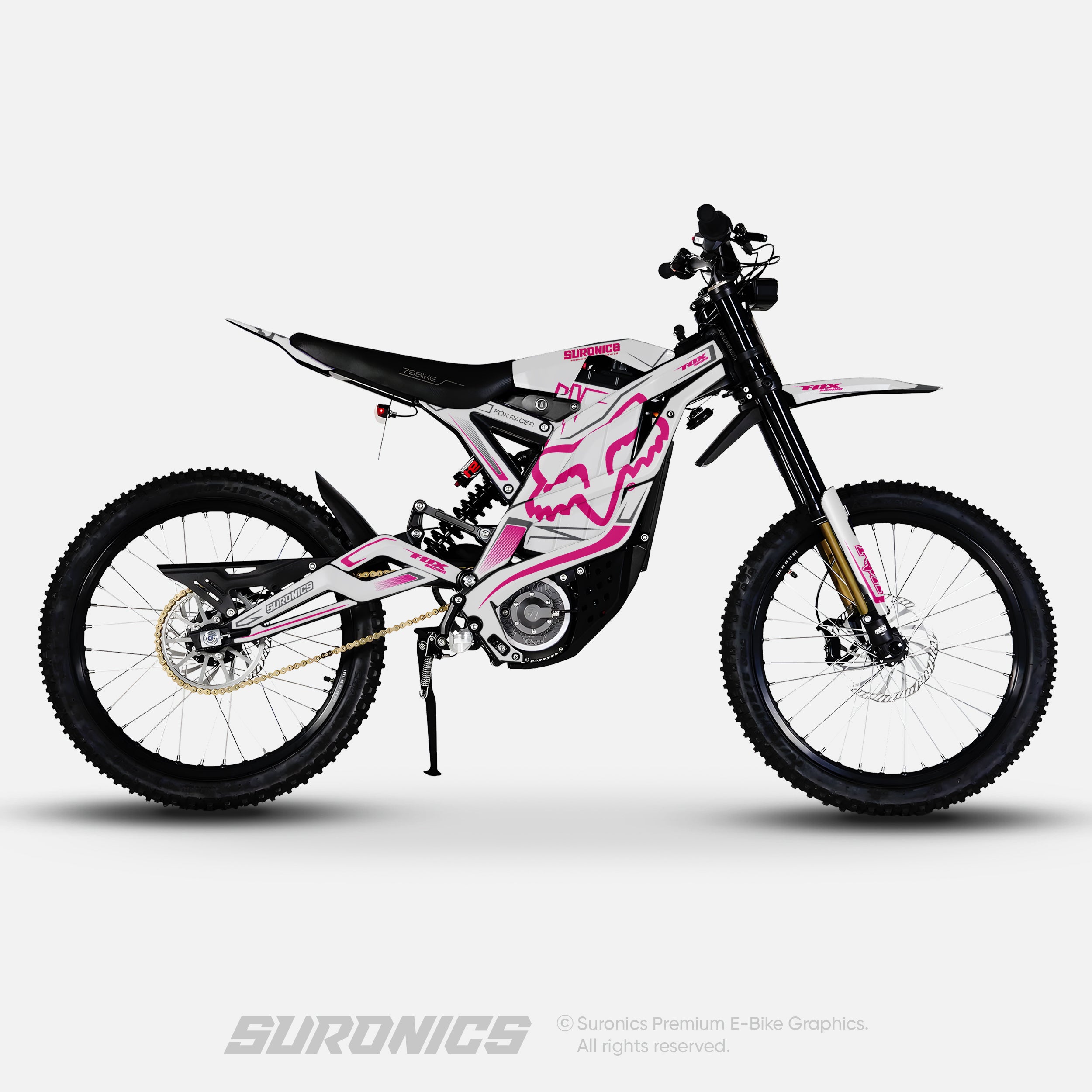 FOX RACER WHITE MAGENTA Ventus One Graphics kit