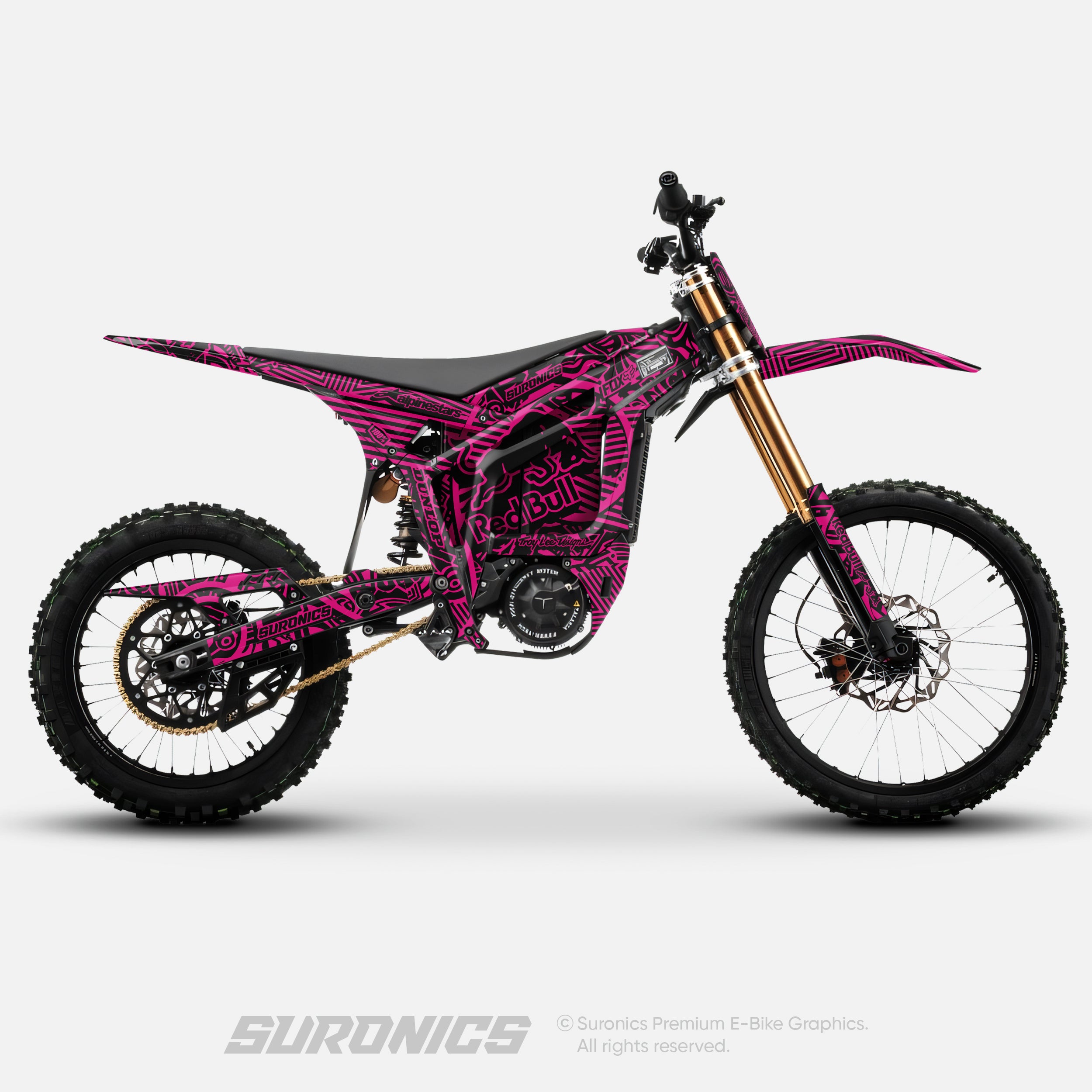 RACE ART BLACK MAGENTA Talaria Komodo Graphics kit