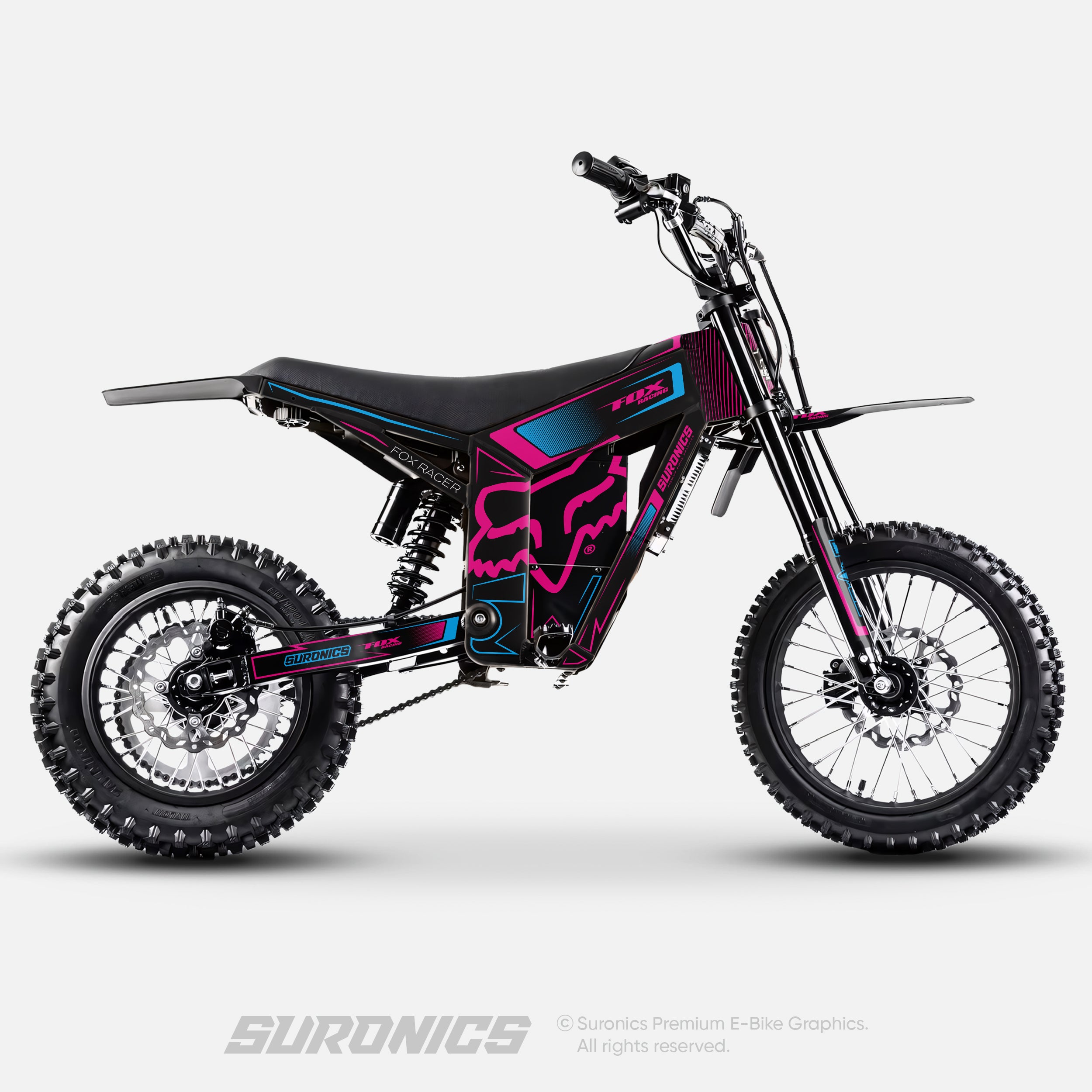 FOX RACER BLACK MAGENTA Tuttio Soleil 01 Graphics kit