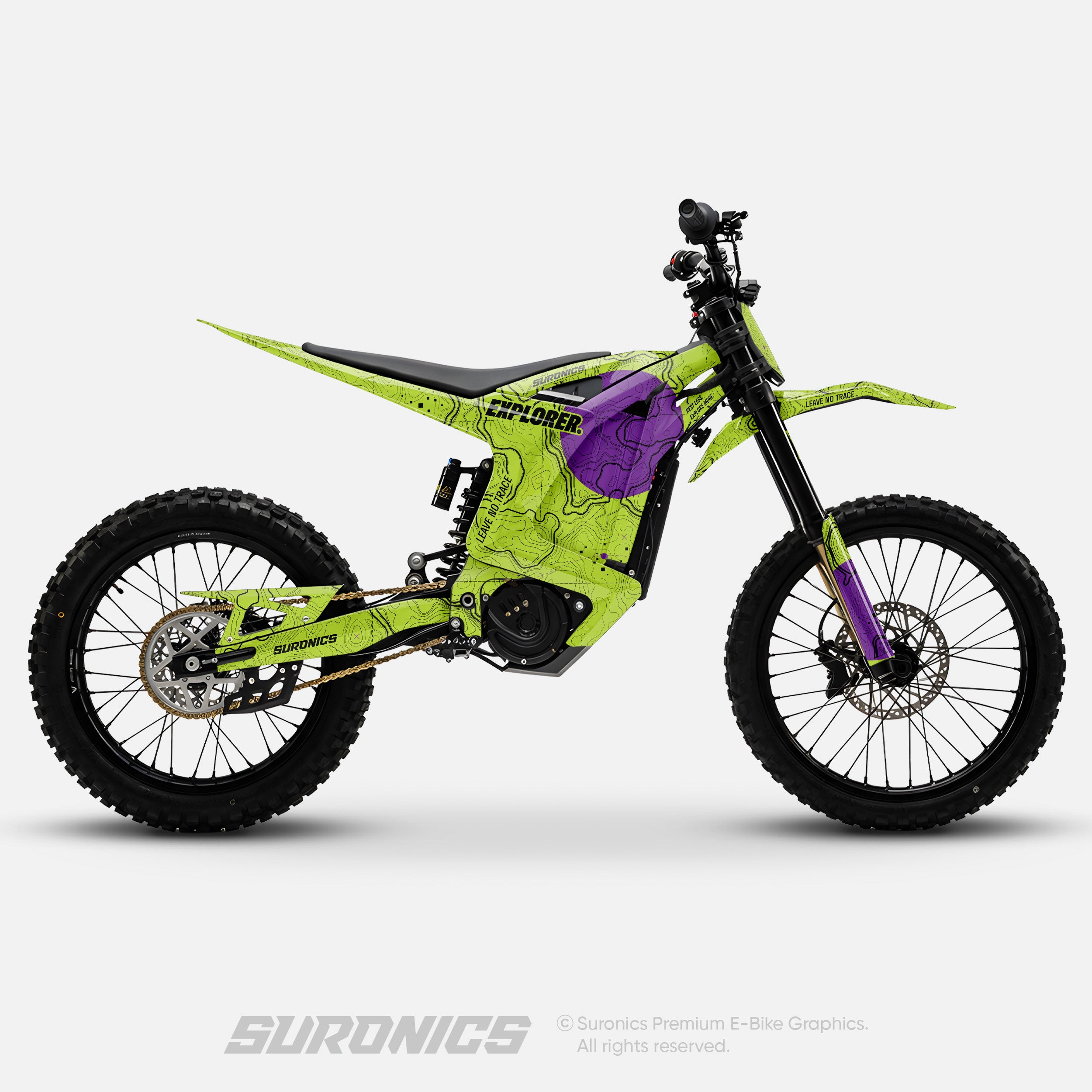 EXPLORER GREEN PURPLE Arctic Leopard XE Graphics kit