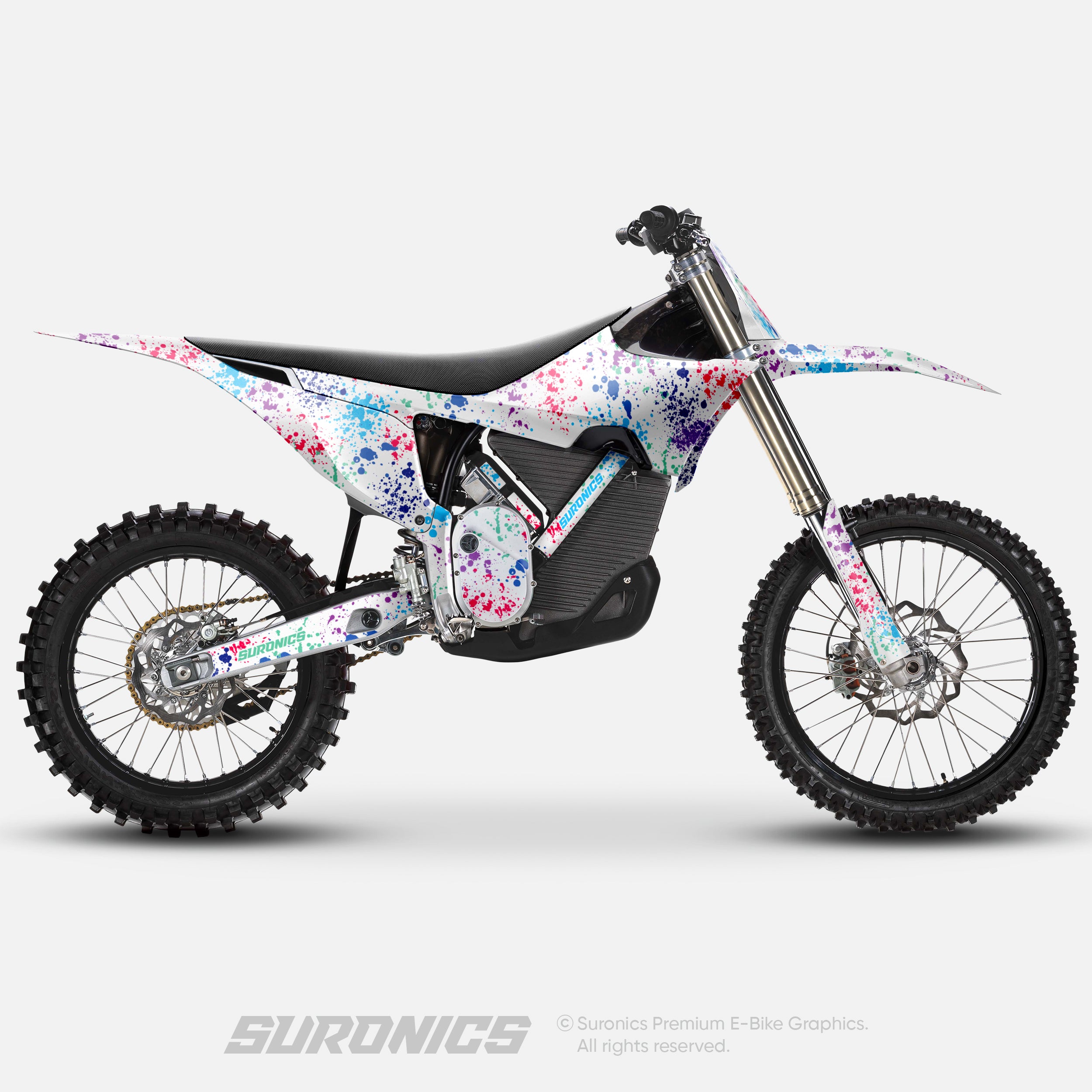 SPLATTER WHITE MULTICOLOR Stark Varg Graphics kit