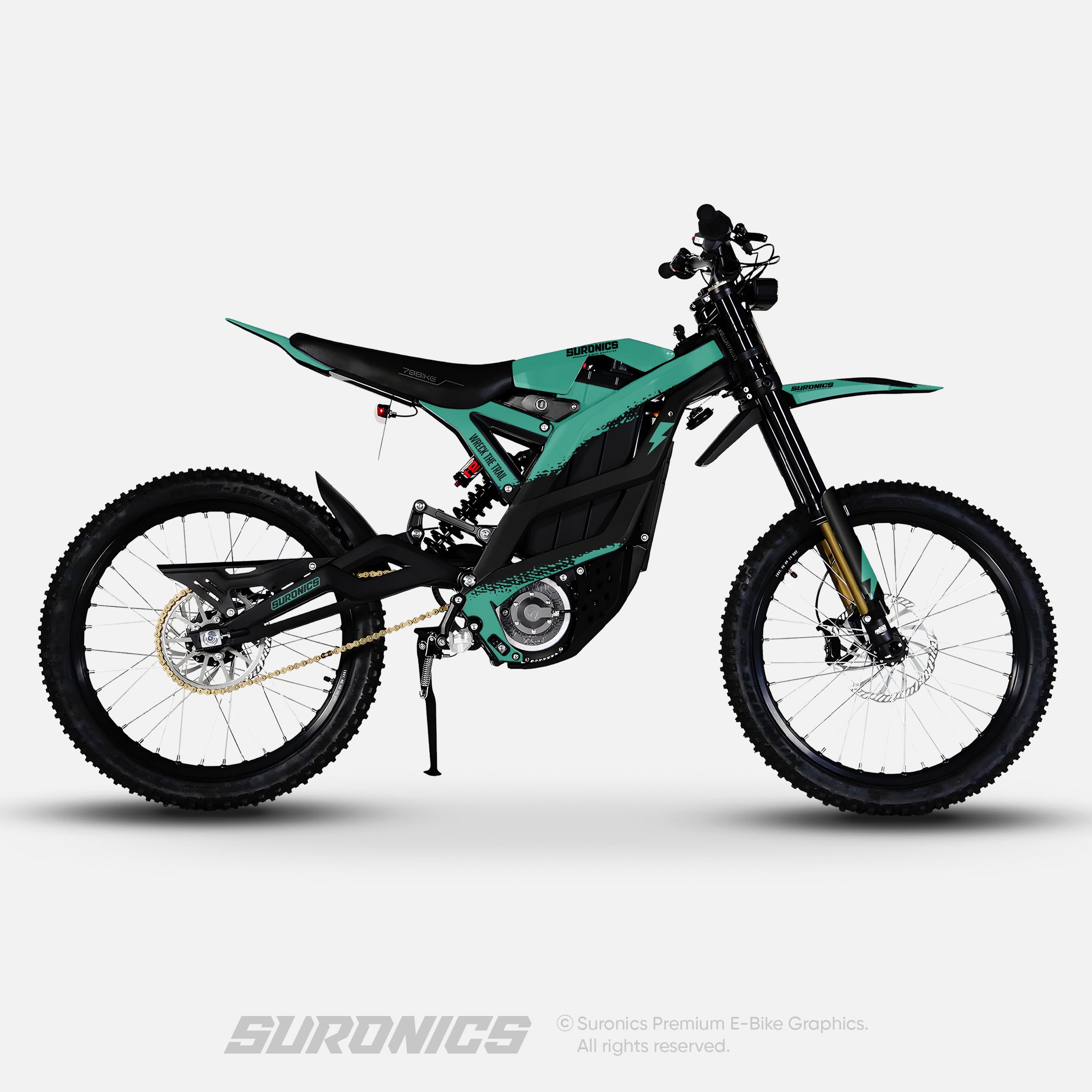 HALF MINT BLACK 79Bike Falcon PRO / GT / M Graphics kit