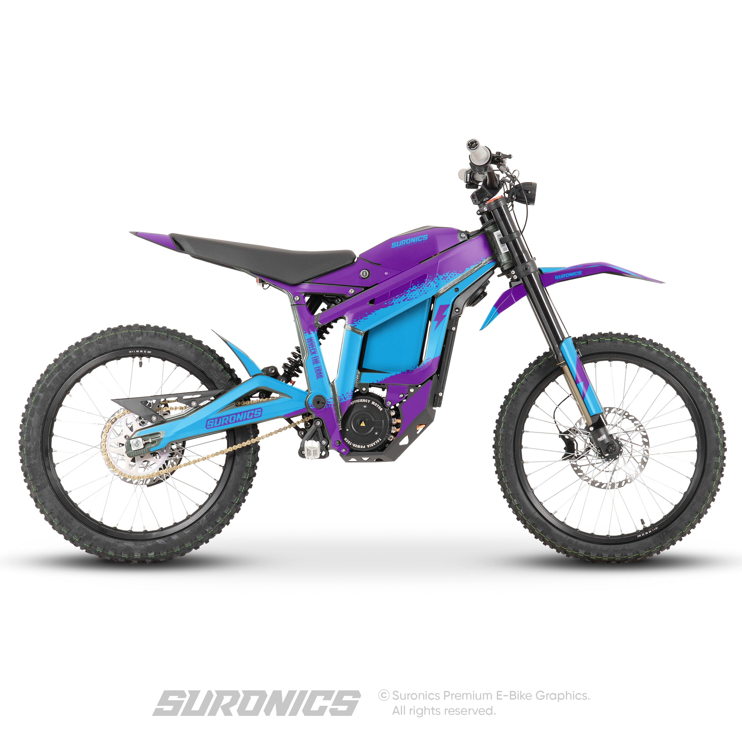 HALF PURPLE CYAN Talaria Sting MX3 MX4 Graphics kit