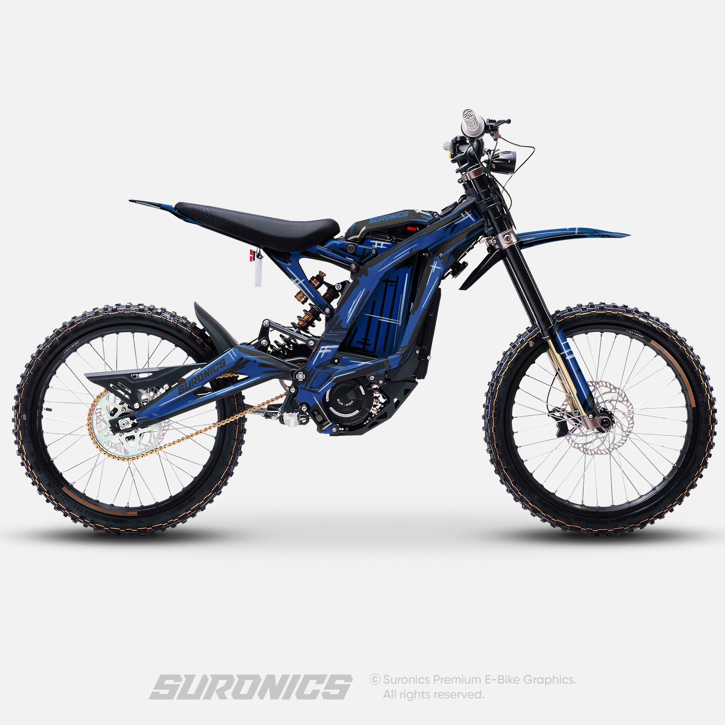 MARKER BLUE Surron Light Bee Graphics kit