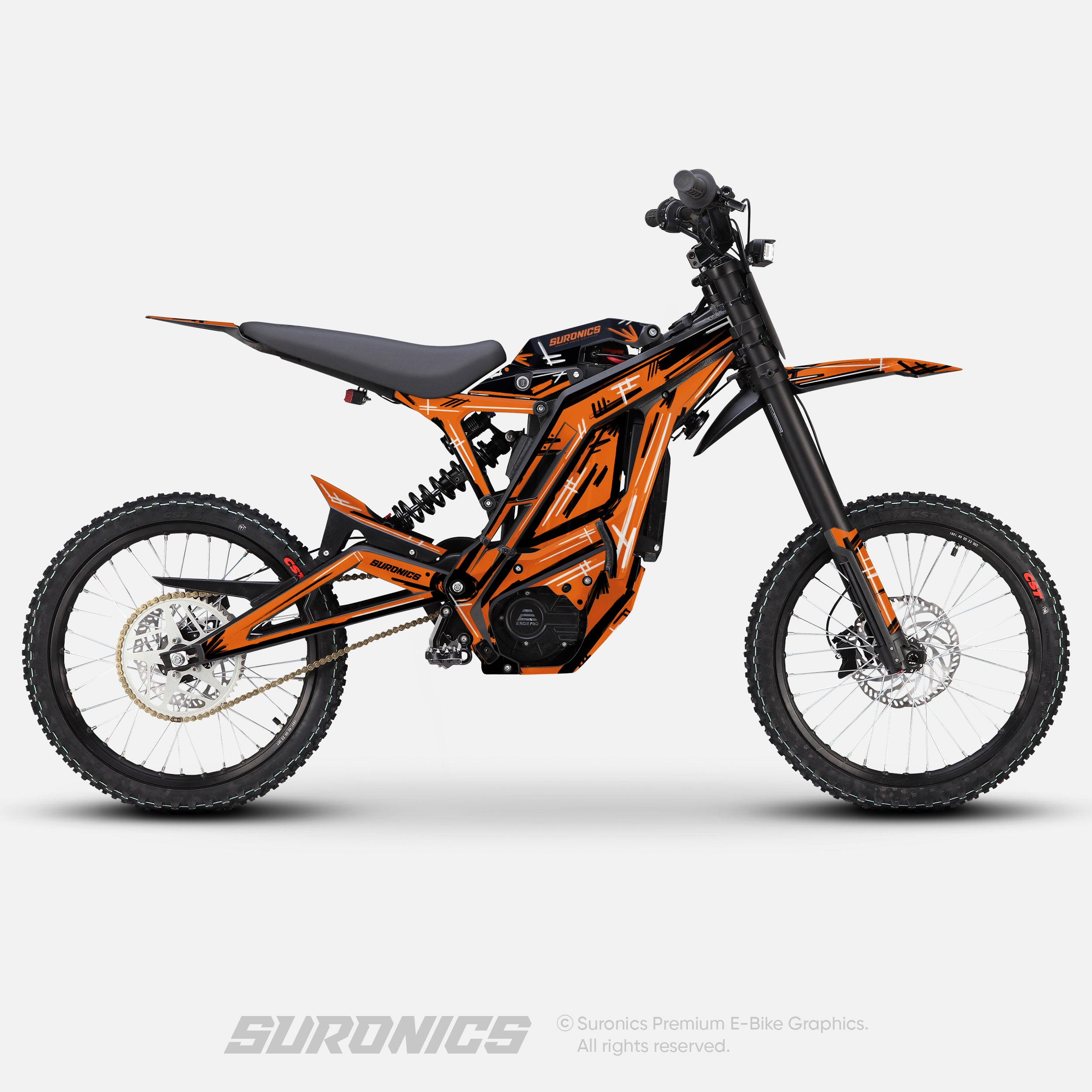 MARKER ORANGE Eride Pro SS SR Graphics kit