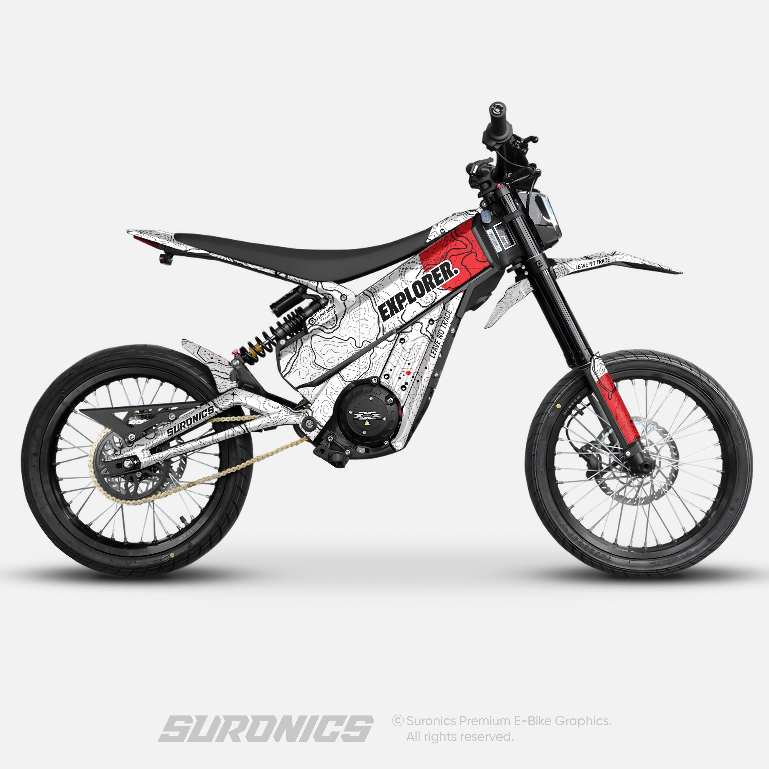 EXPLORER WHITE RED Talaria XXX Graphics kit