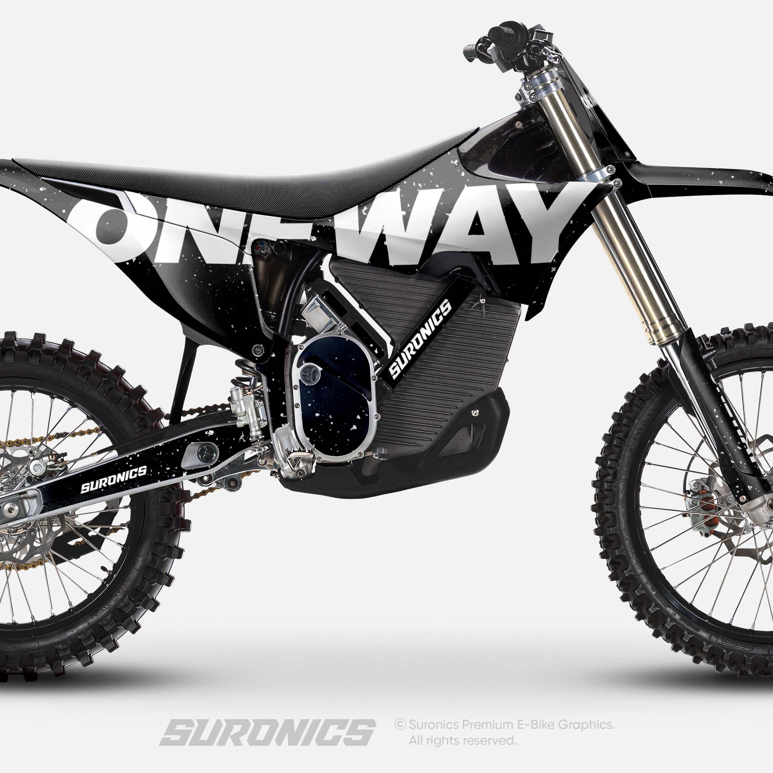 ONEWAY BLACK WHITE Stark Varg Graphics kit