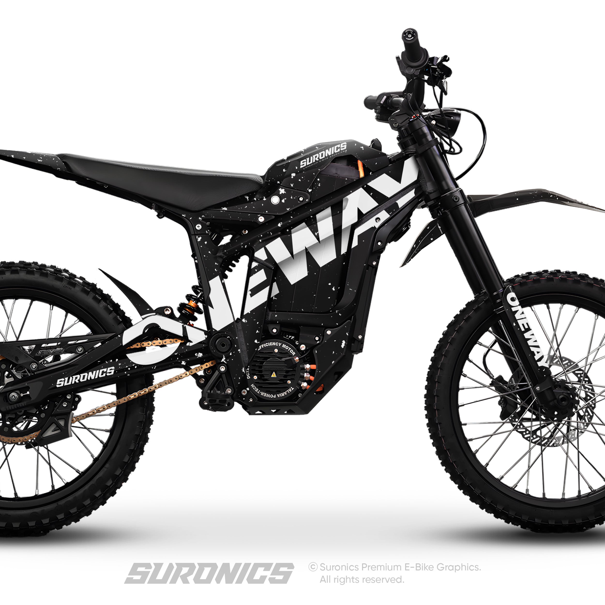 ONEWAY BLACK WHITE Talaria Sting MX5 PRO Graphics kit