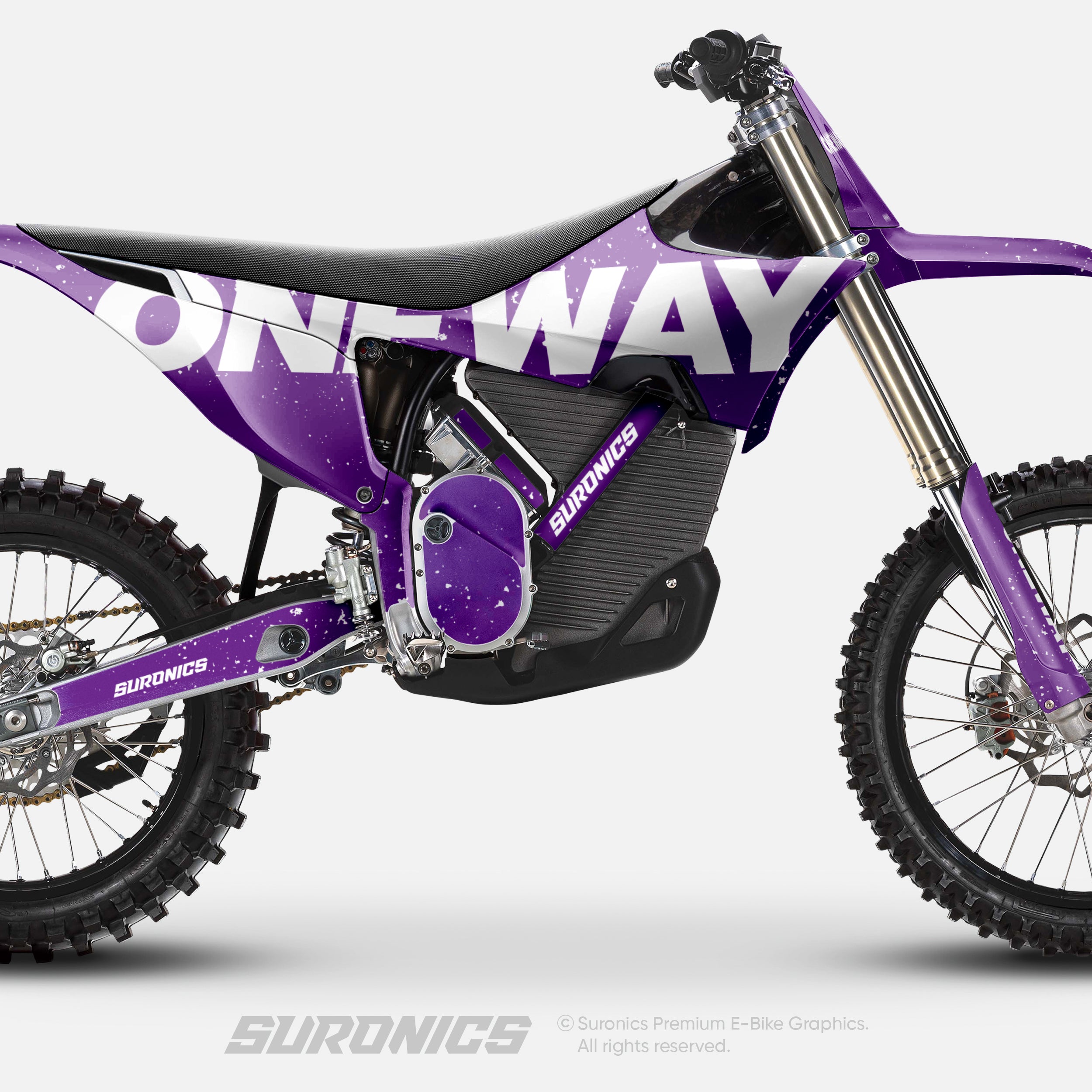 ONEWAY PURPLE WHITE Stark Varg Graphics kit