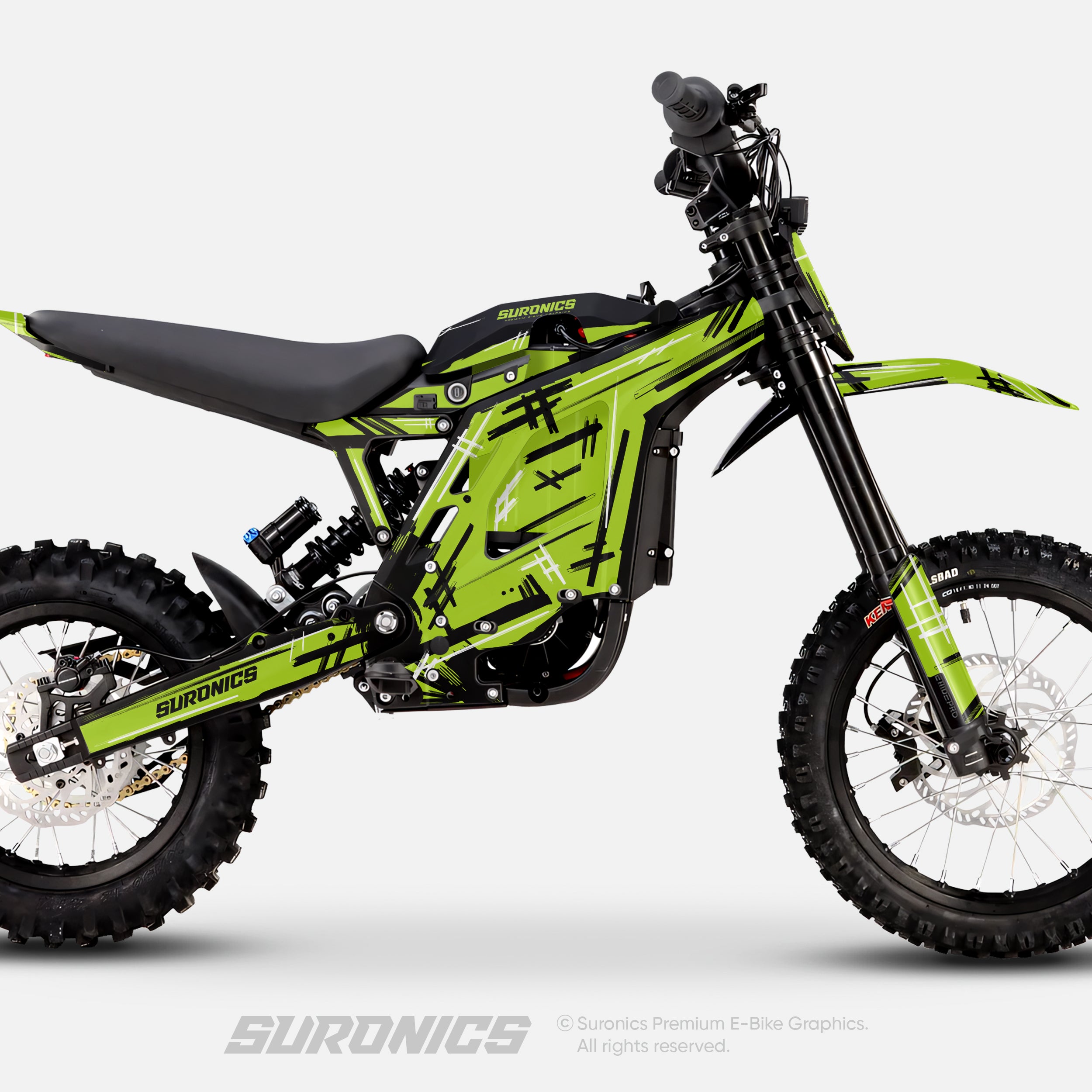 MARKER GREEN Eride Pro Mini R Graphics kit