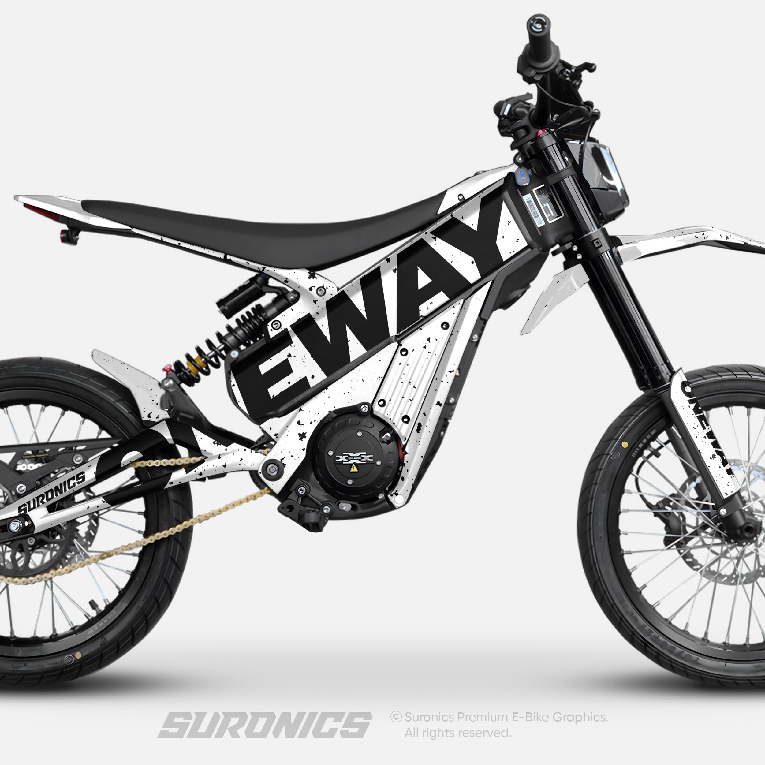 ONEWAY WHITE BLACK Talaria XXX Graphics kit