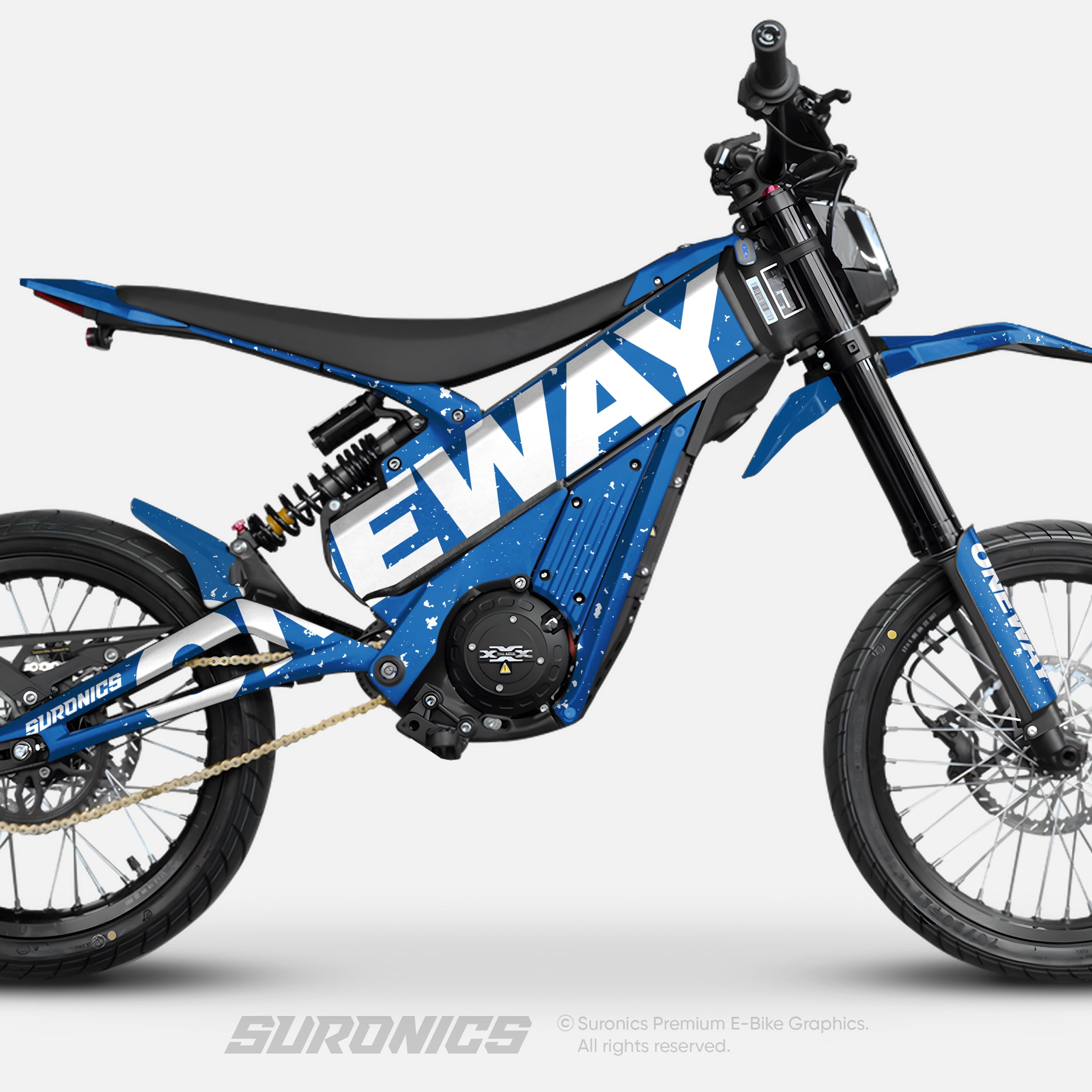 ONEWAY BLUE WHITE Talaria XXX Graphics kit