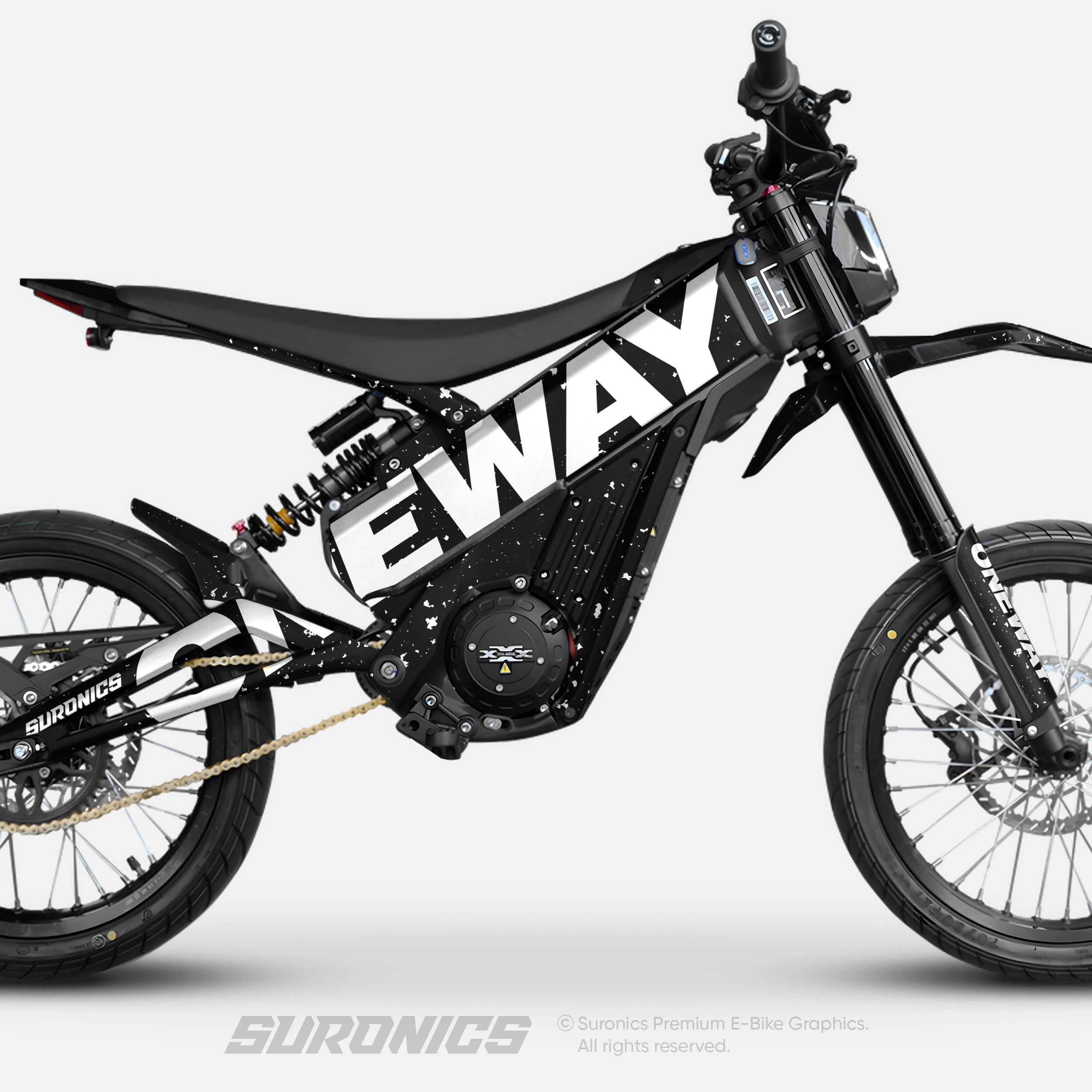 ONEWAY BLACK WHITE Talaria XXX Graphics kit