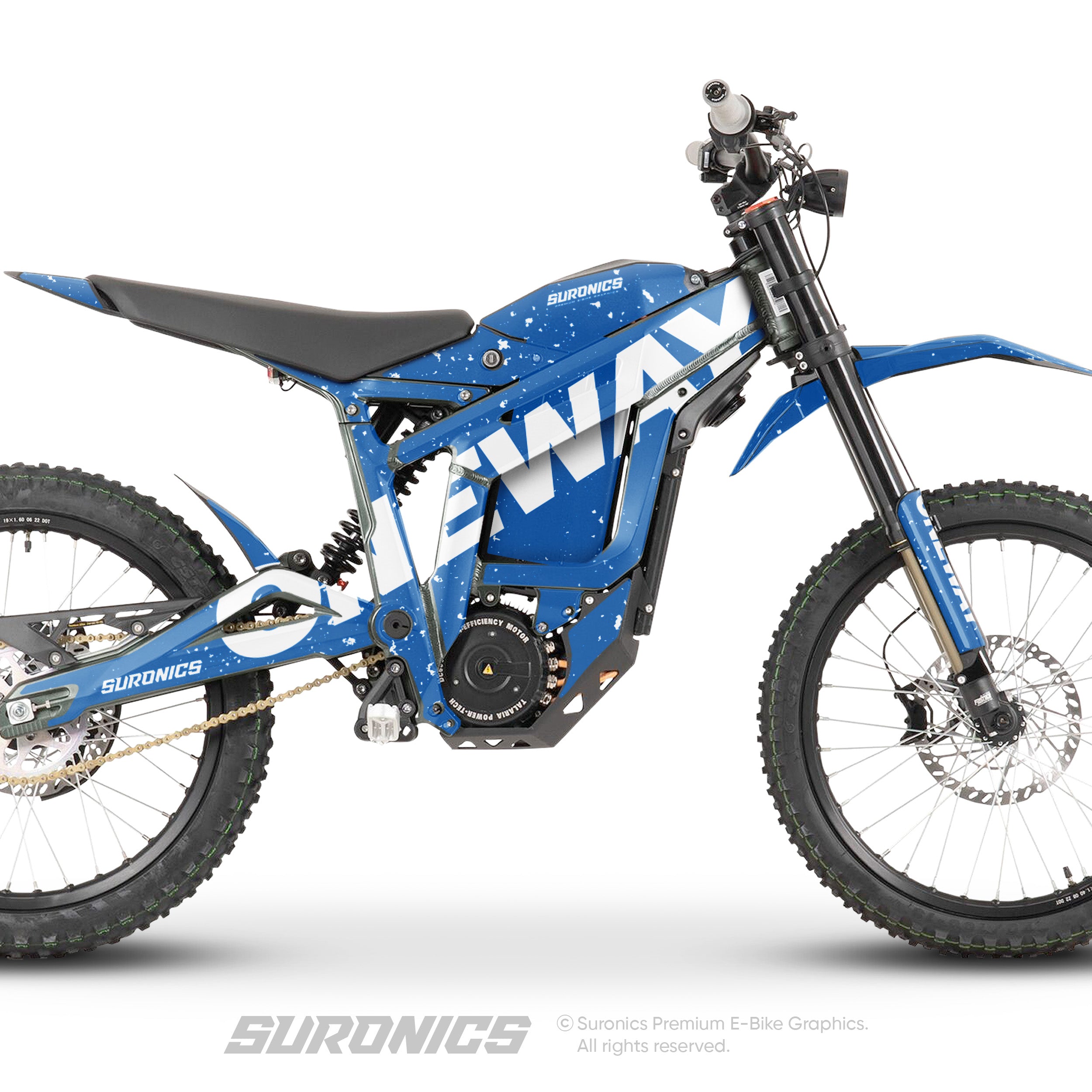ONEWAY BLUE WHITE Talaria Sting MX3 MX4 Graphics kit