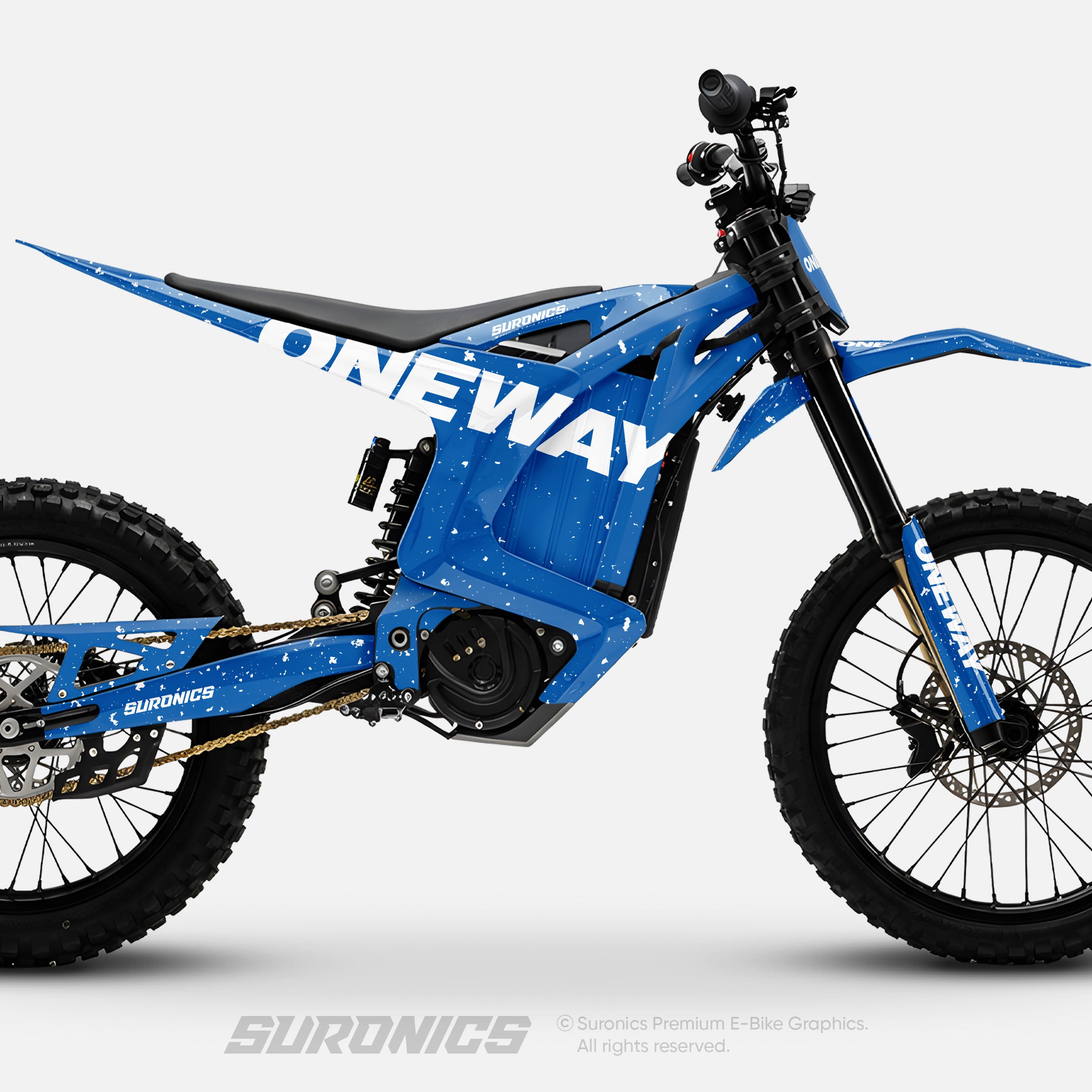 ONEWAY BLUE WHITE Arctic Leopard XE Graphics kit