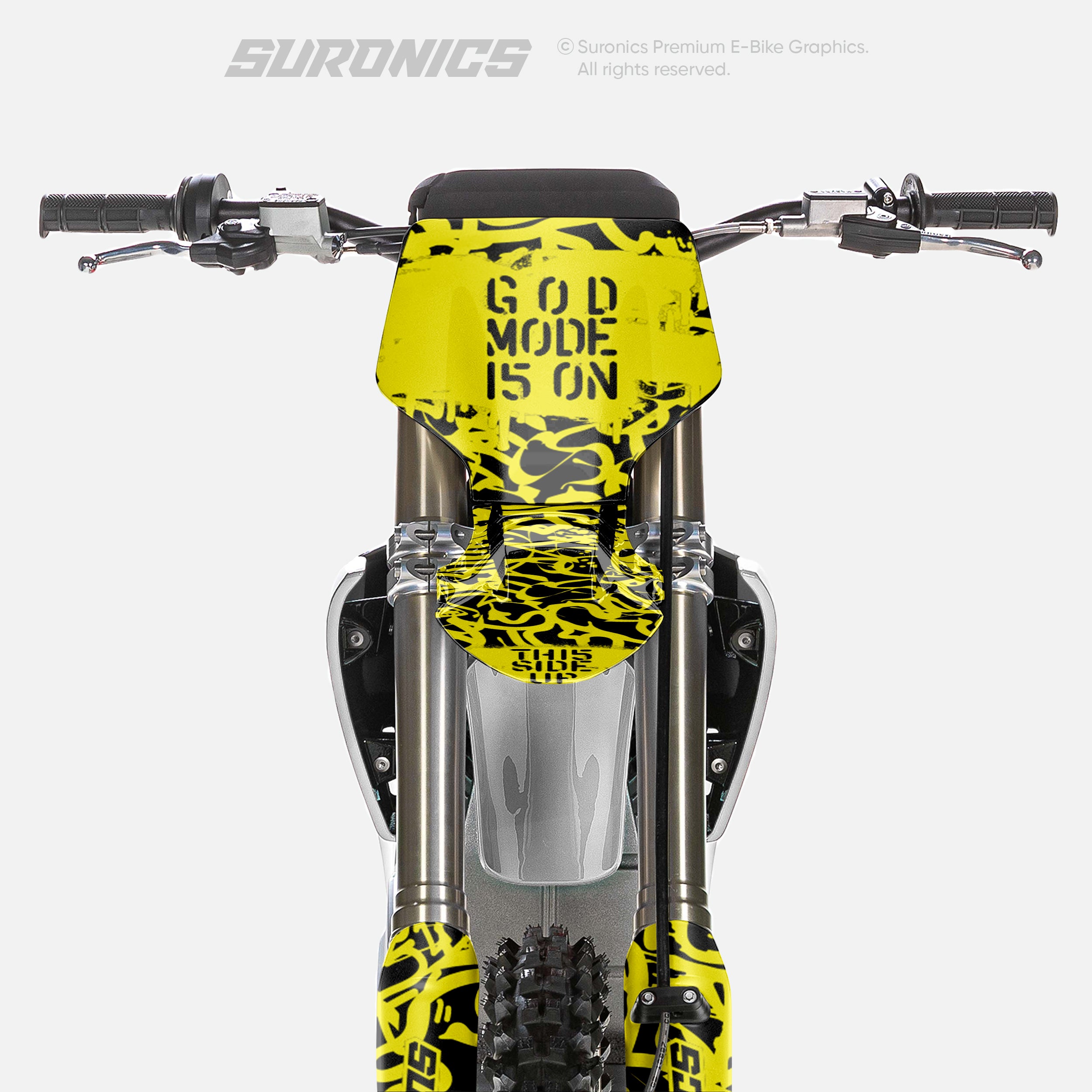 STREET GHOST BLACK YELLOW Stark Varg Graphics kit