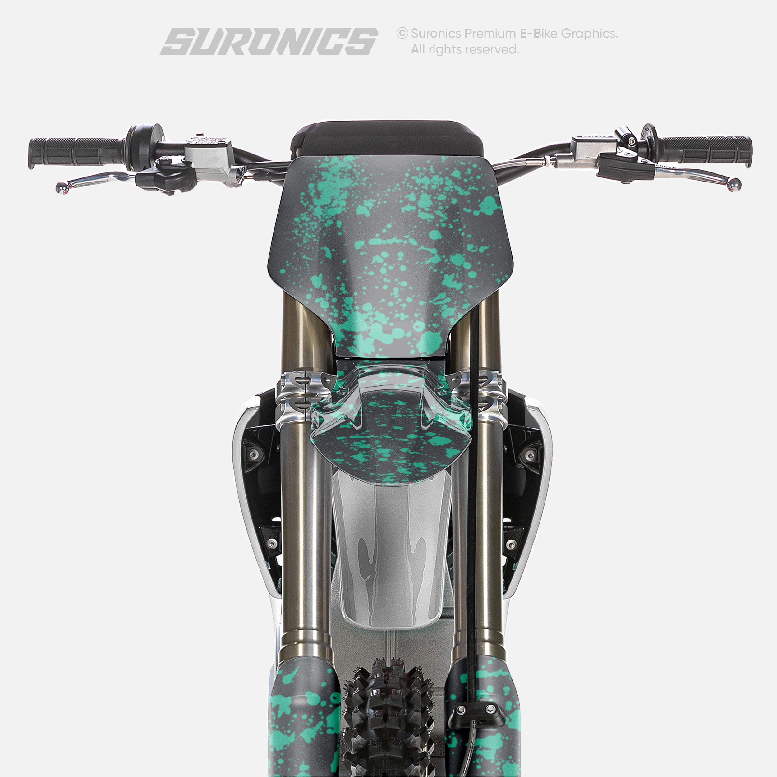 SPLATTER GREY MINT Stark Varg Graphics kit