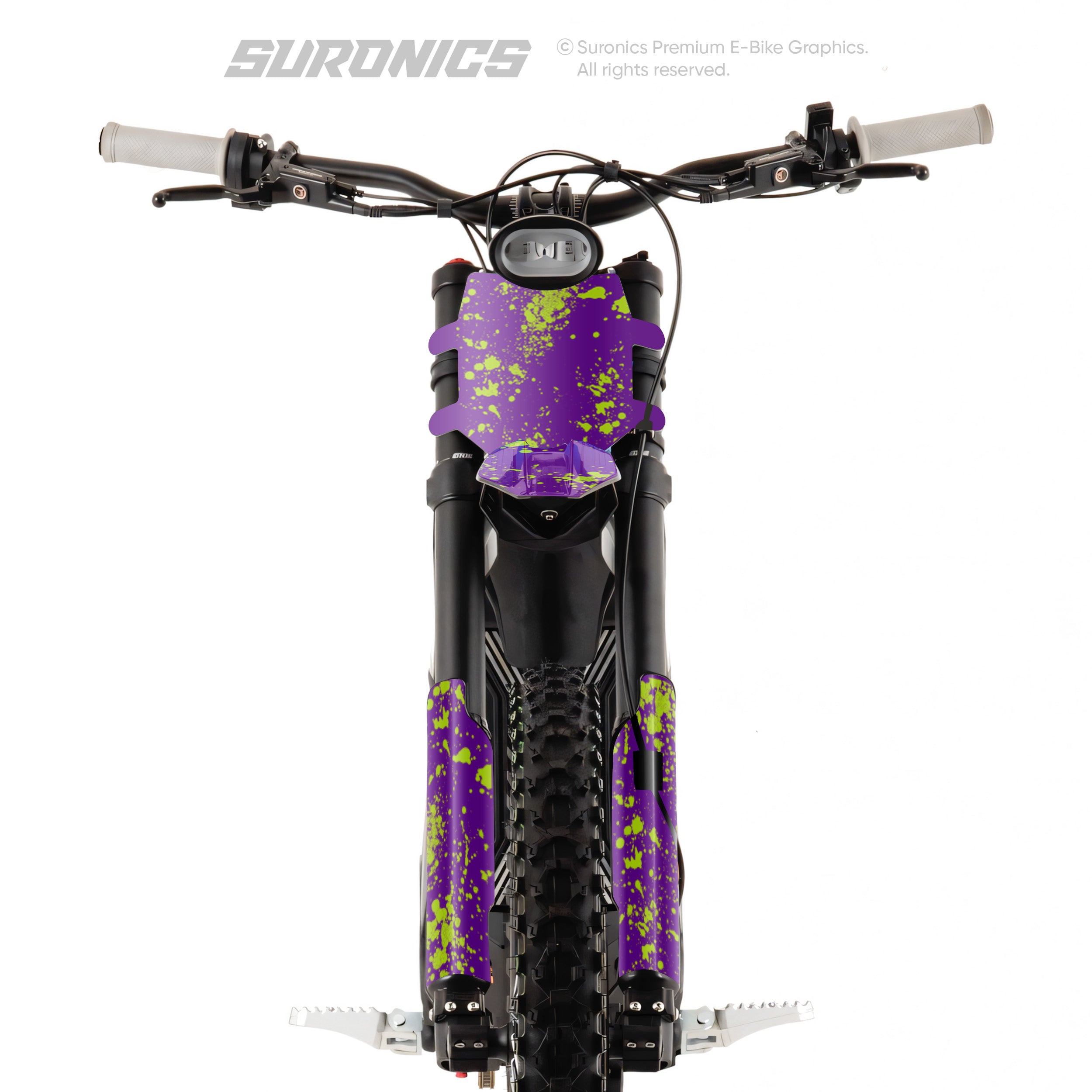 SPLATTER PURPLE GREEN Talaria Sting MX3 MX4 Graphics kit
