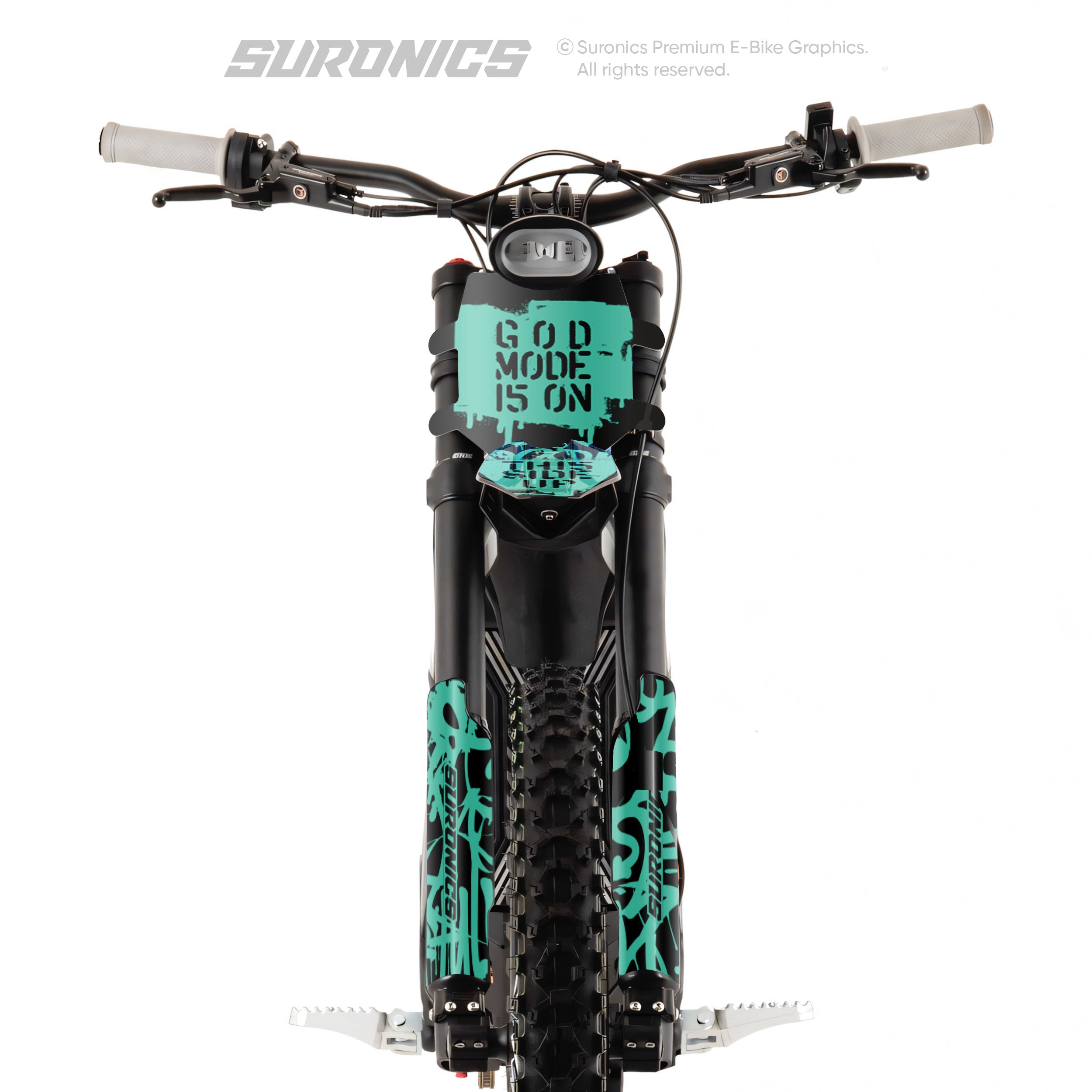 STREET GHOST BLACK MINT Talaria Sting MX3 MX4 Graphics kit