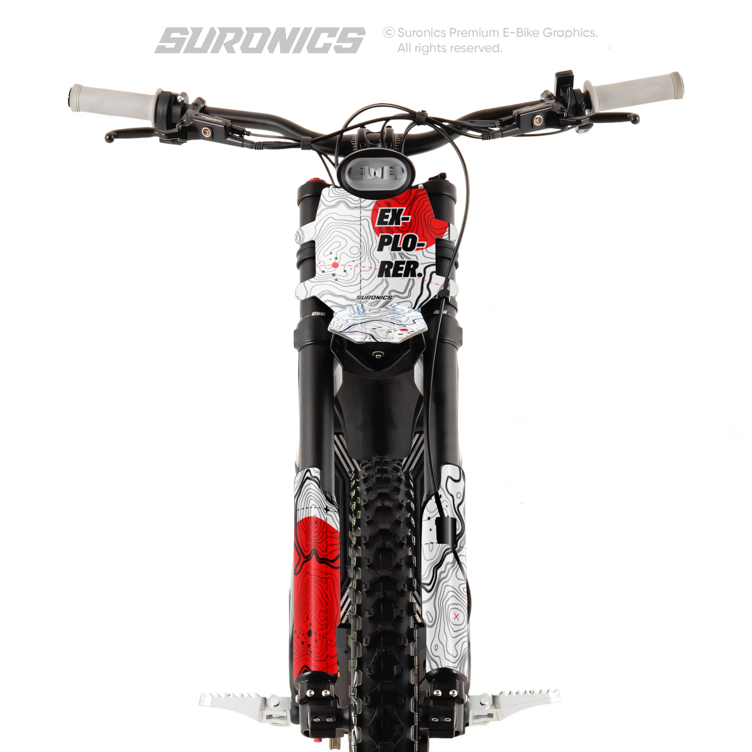EXPLORER WHITE RED Talaria Sting MX3 MX4 Graphics kit