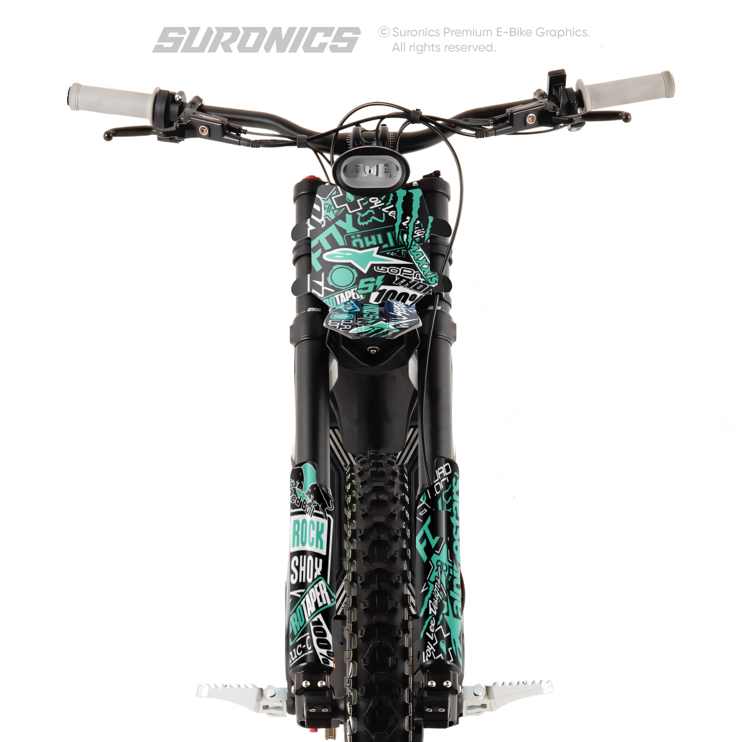 STICKY BLACK ORANGE Talaria Sting MX3 MX4 Graphics kit