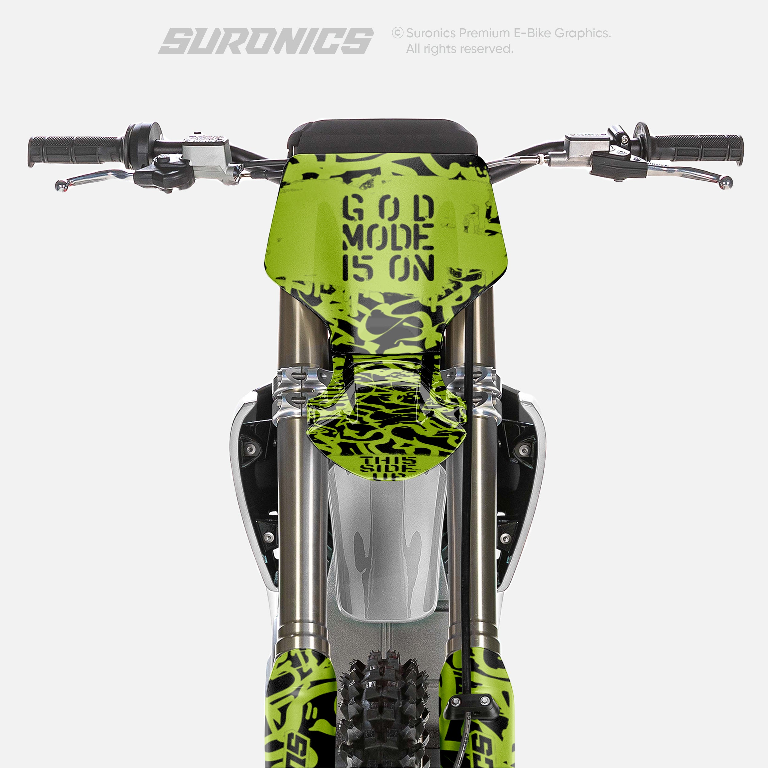 STREET GHOST BLACK GREEN Stark Varg Graphics kit