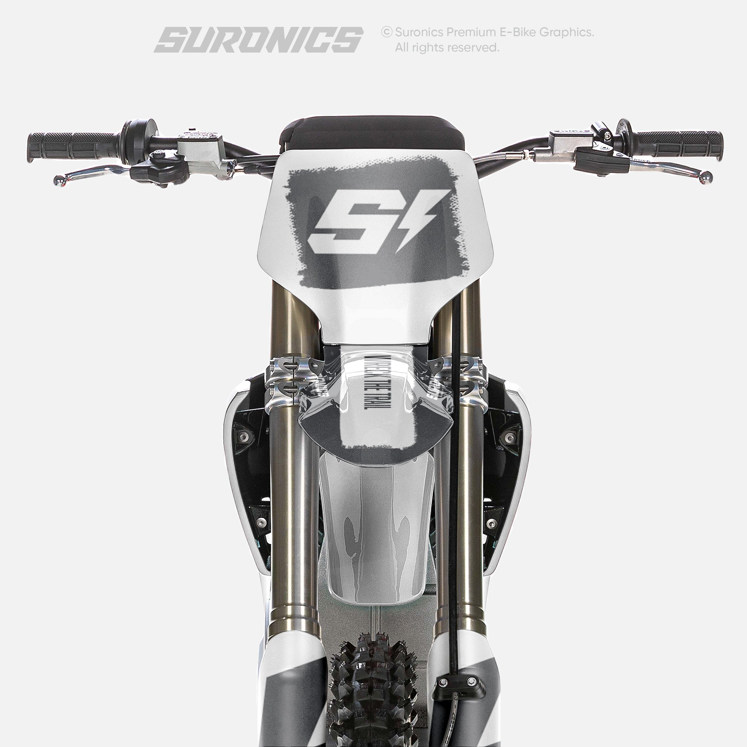 HALF GREY WHITE Stark Varg Graphics kit