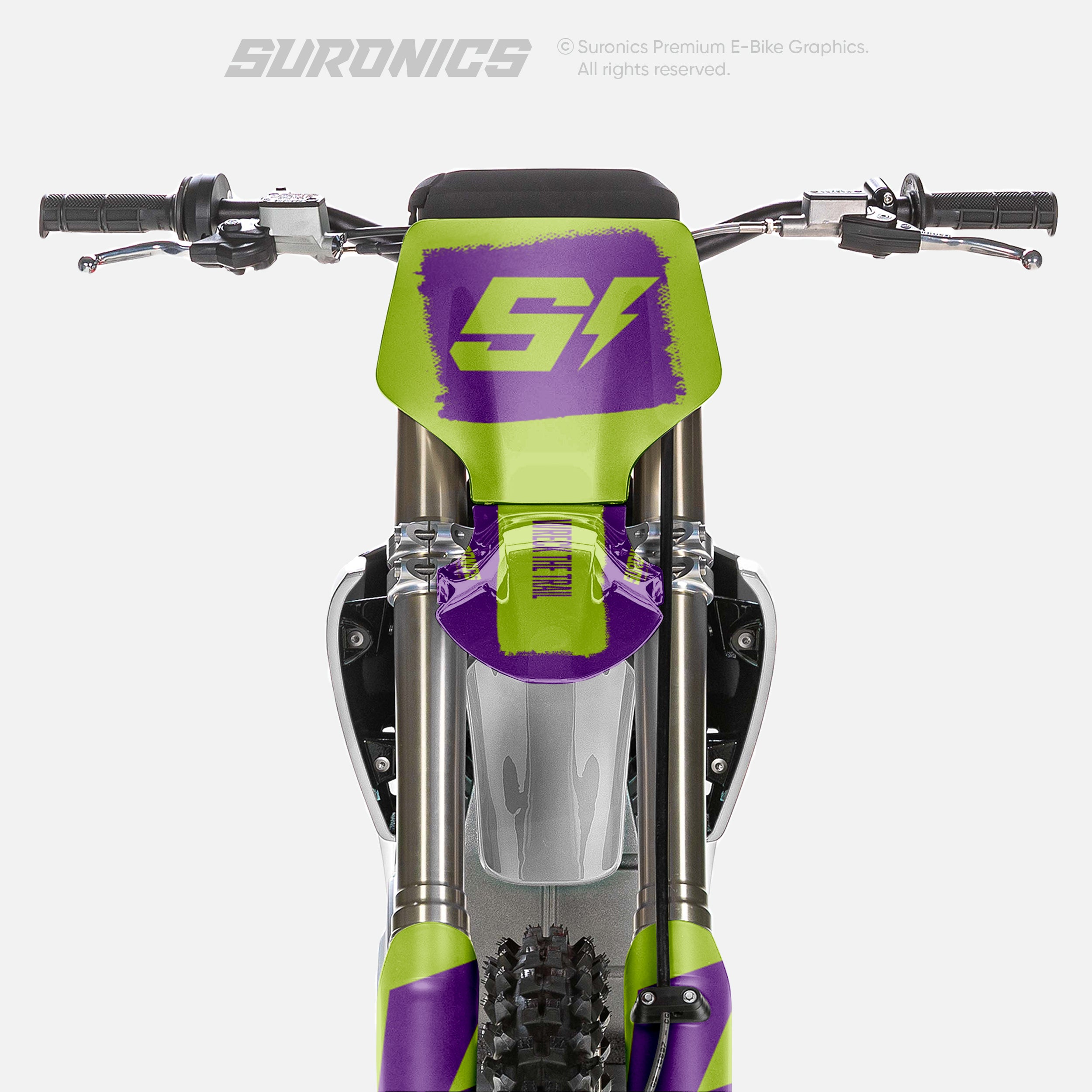 HALF PURPLE GREEN Stark Varg Graphics kit