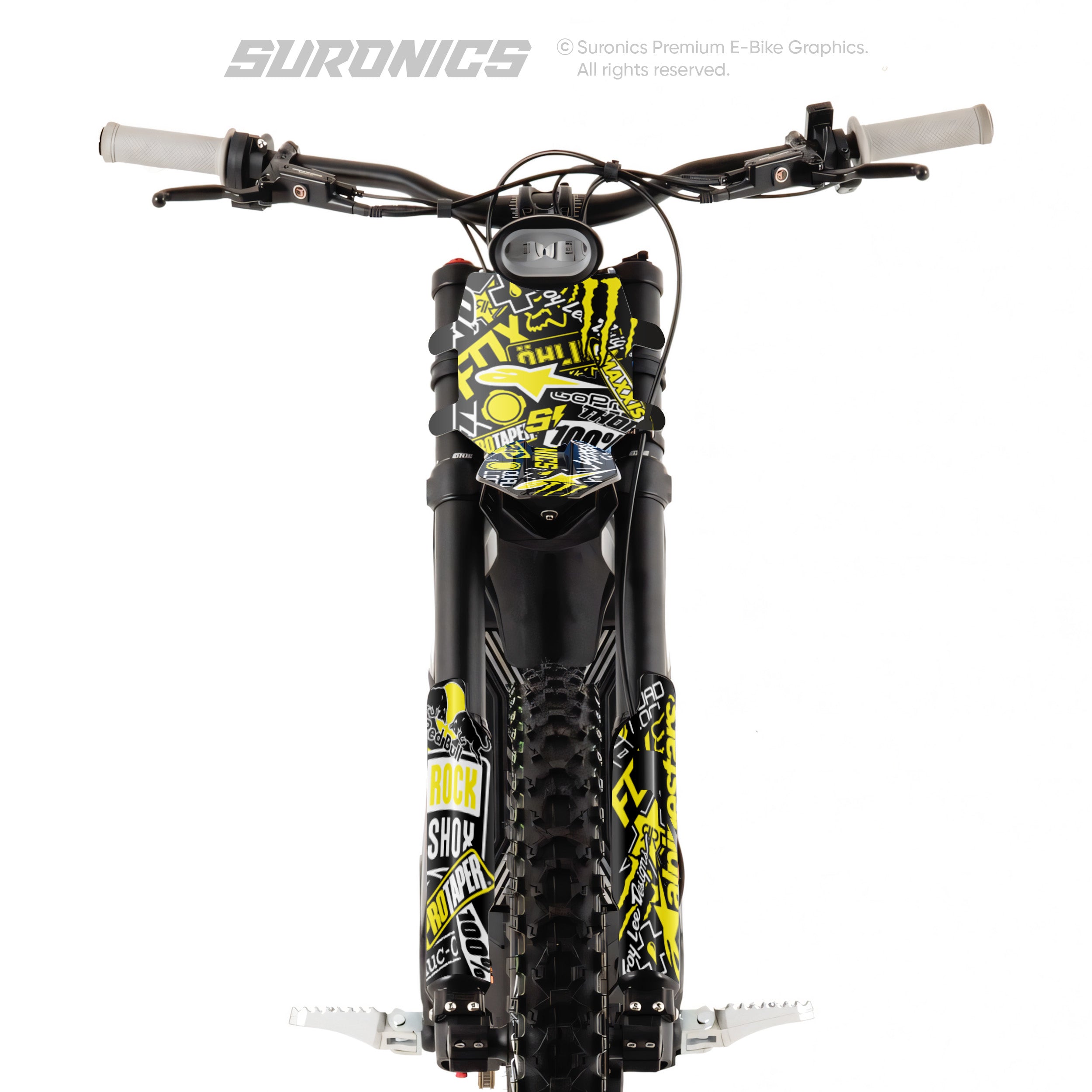 STICKY BLACK YELLOW Talaria Sting MX3 MX4 Graphics kit