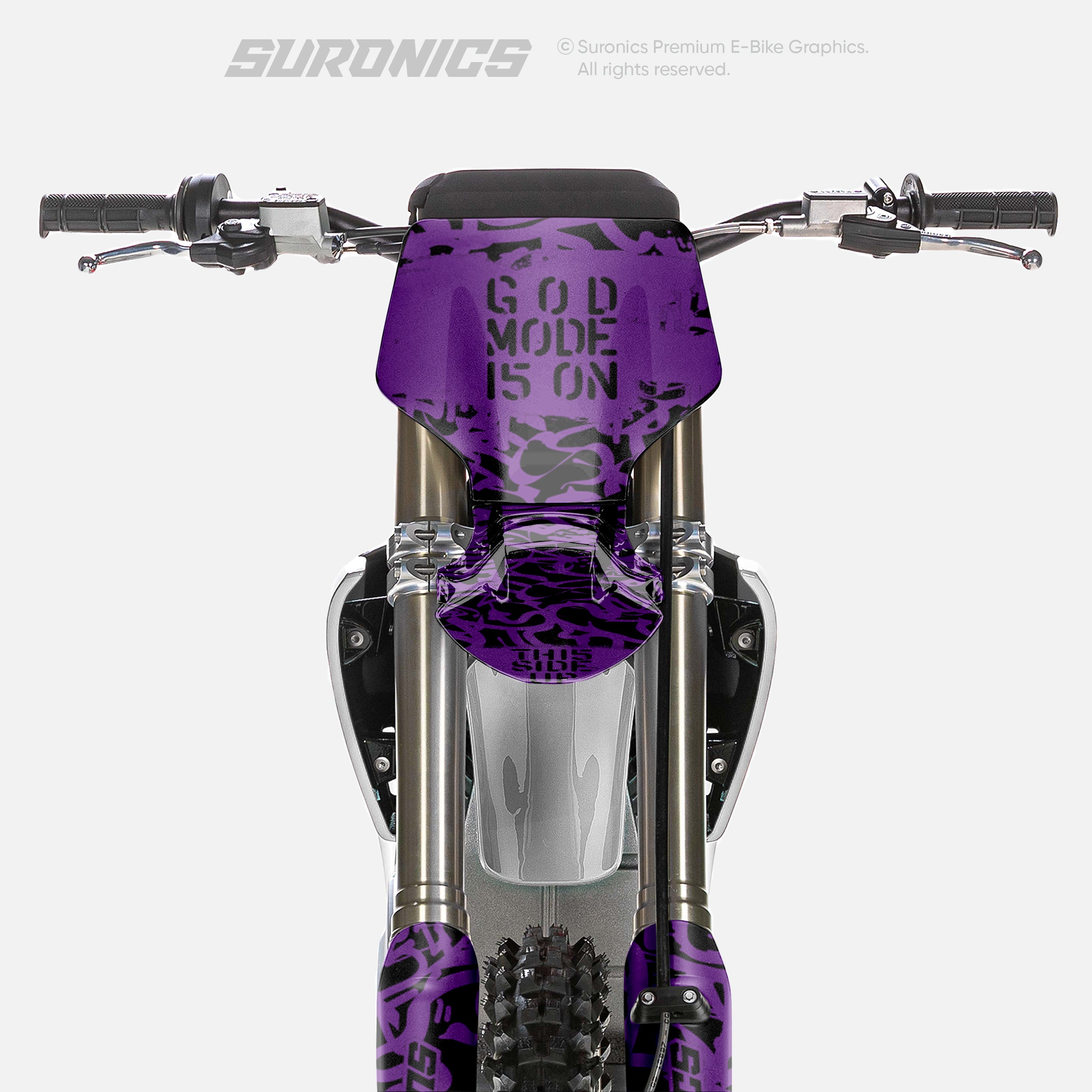 STREET GHOST BLACK PURPLE Stark Varg Graphics kit
