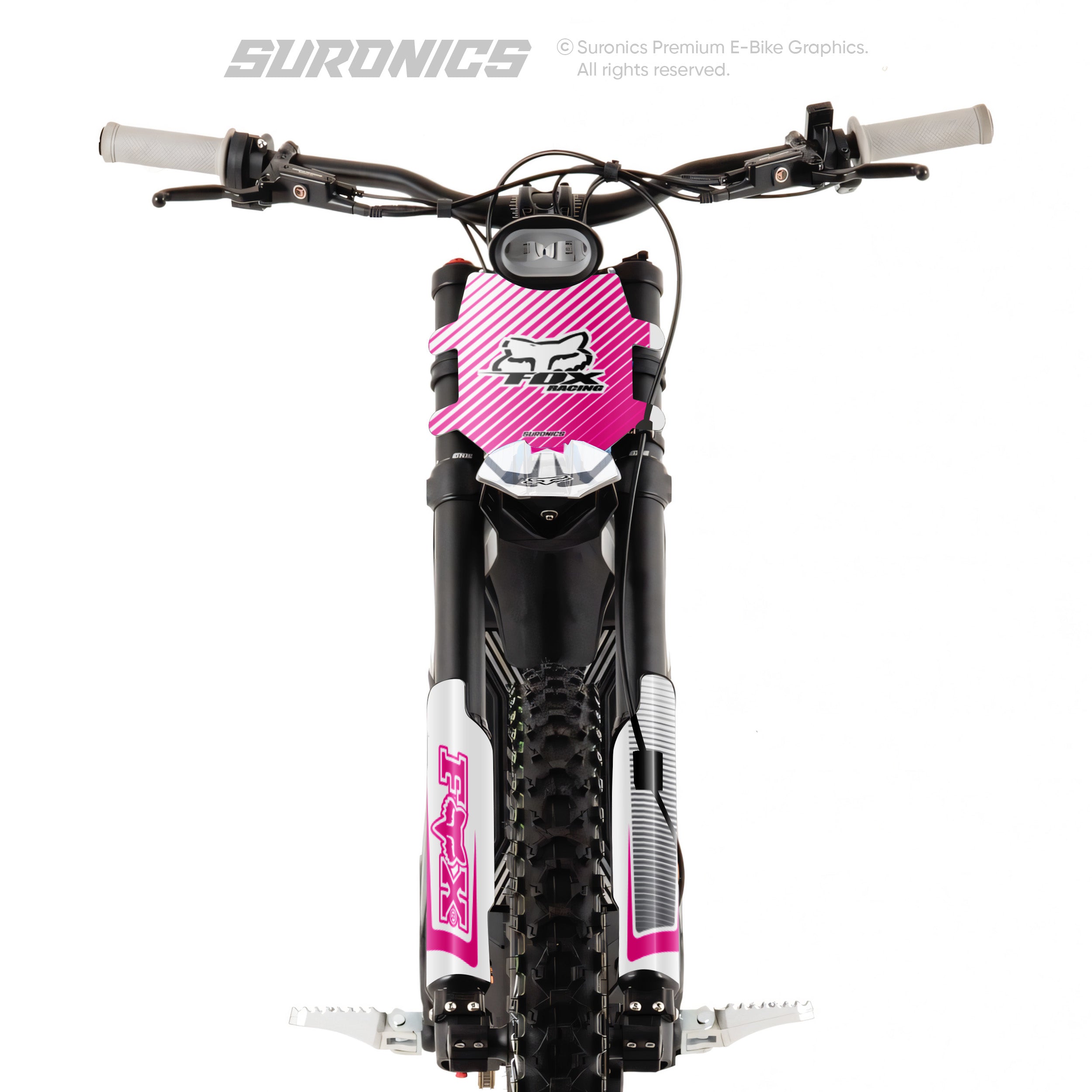 FOX RACER WHITE MAGENTA Talaria Sting MX3 MX4 Graphics kit
