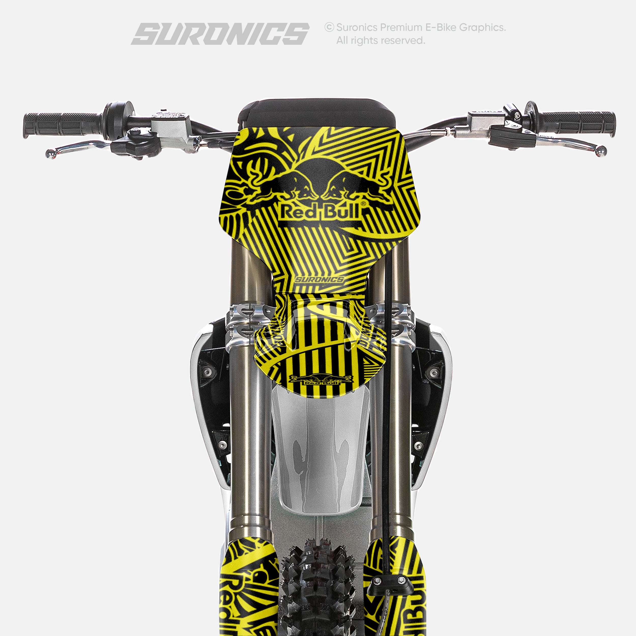 RACE ART BLACK YELLOW Stark Varg Graphics kit
