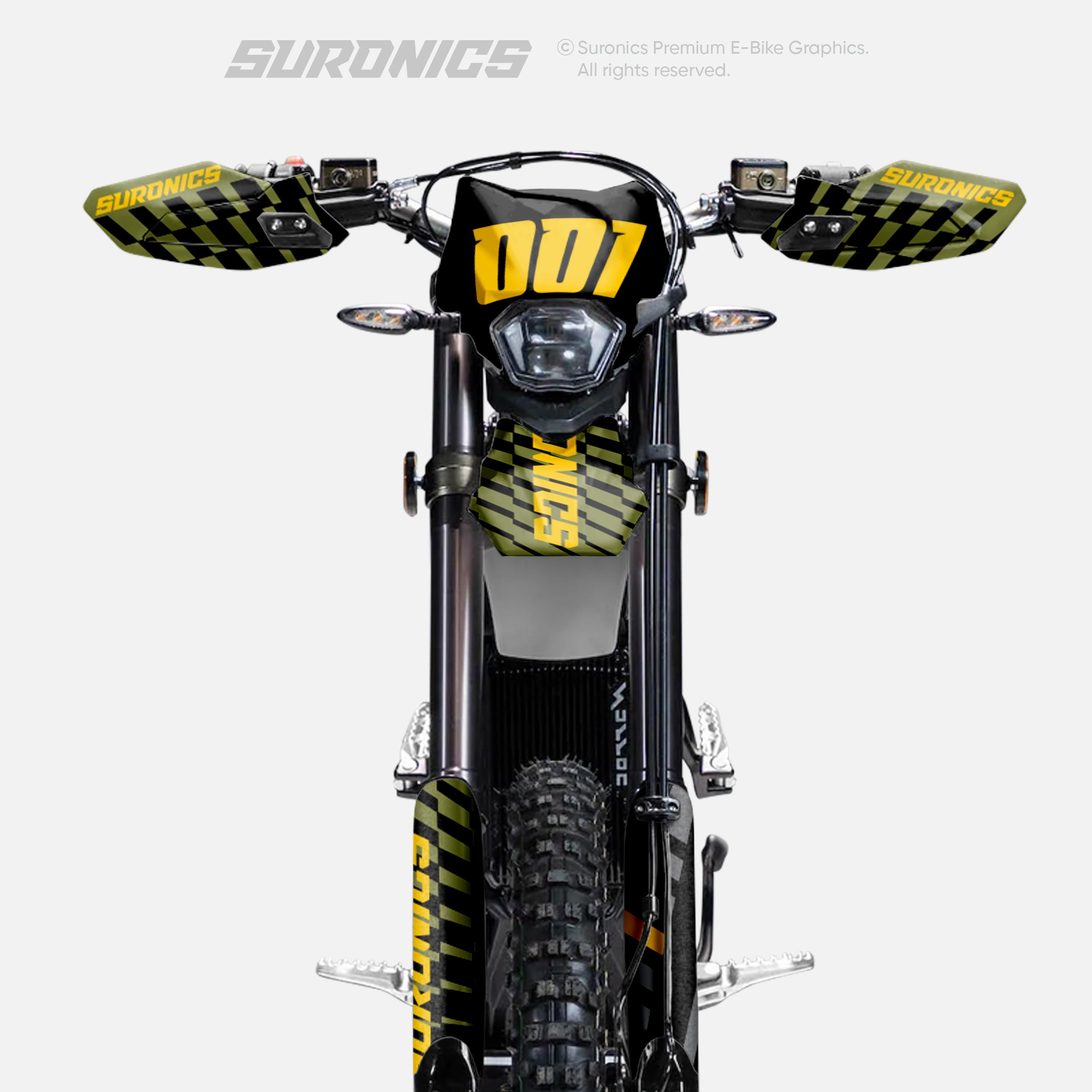 FUTURACE OLIVE YELLOW Surron Ultra Bee Graphics kit