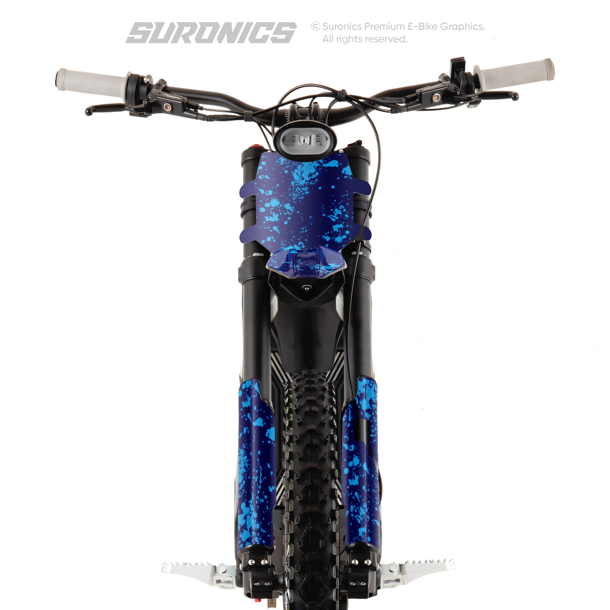 SPLATTER NAVY CYAN Talaria Sting MX3 MX4 Graphics kit