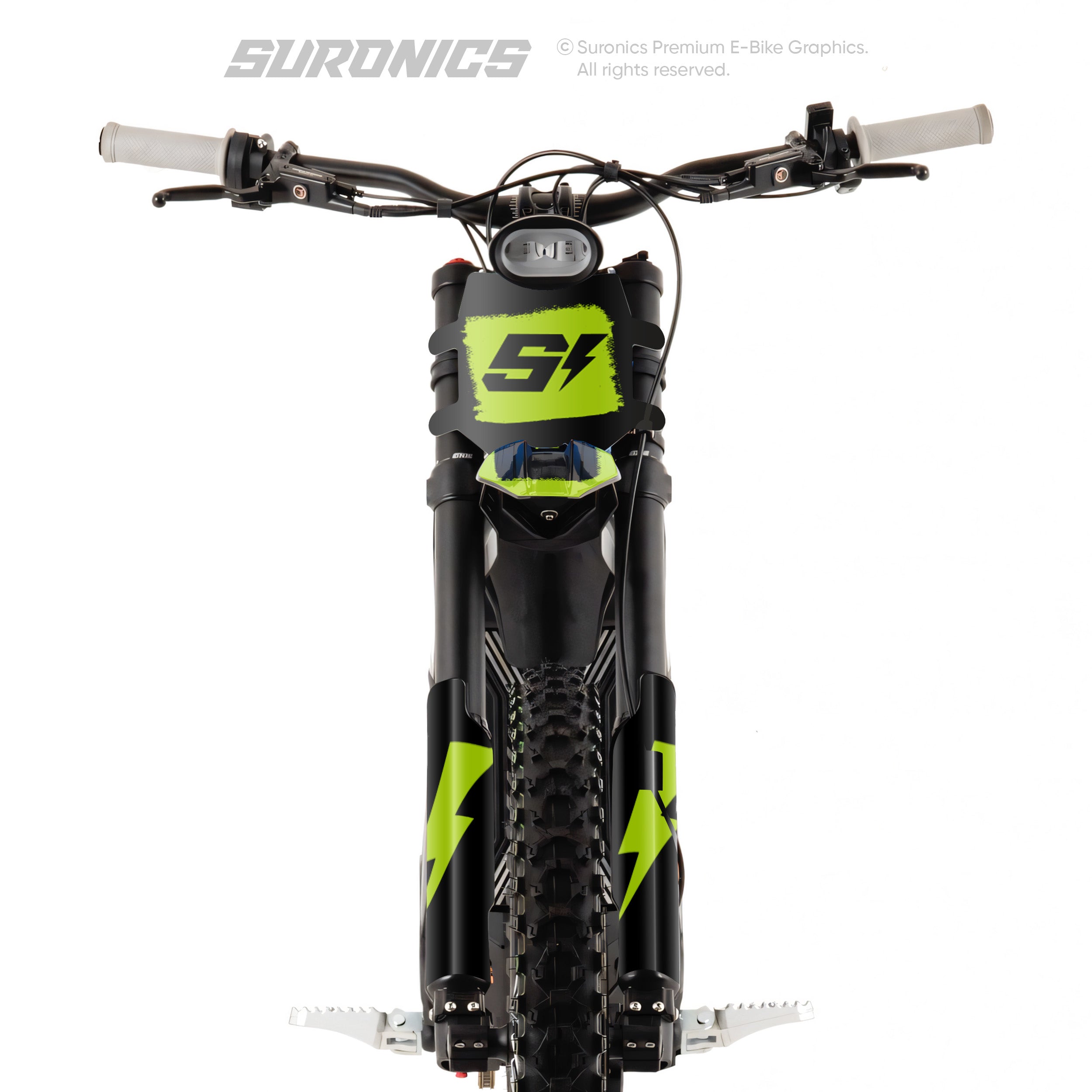 HALF GREEN BLACK Talaria Sting MX3 MX4 Graphics kit