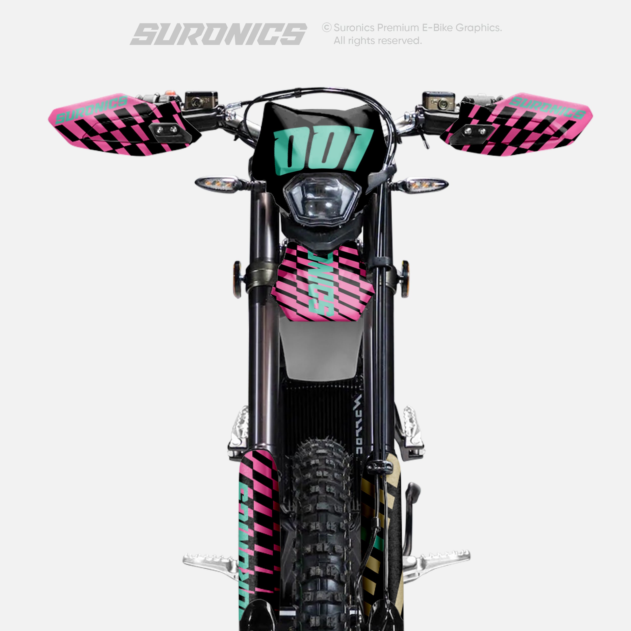 FUTURACE PINK MINT Surron Ultra Bee Graphics kit