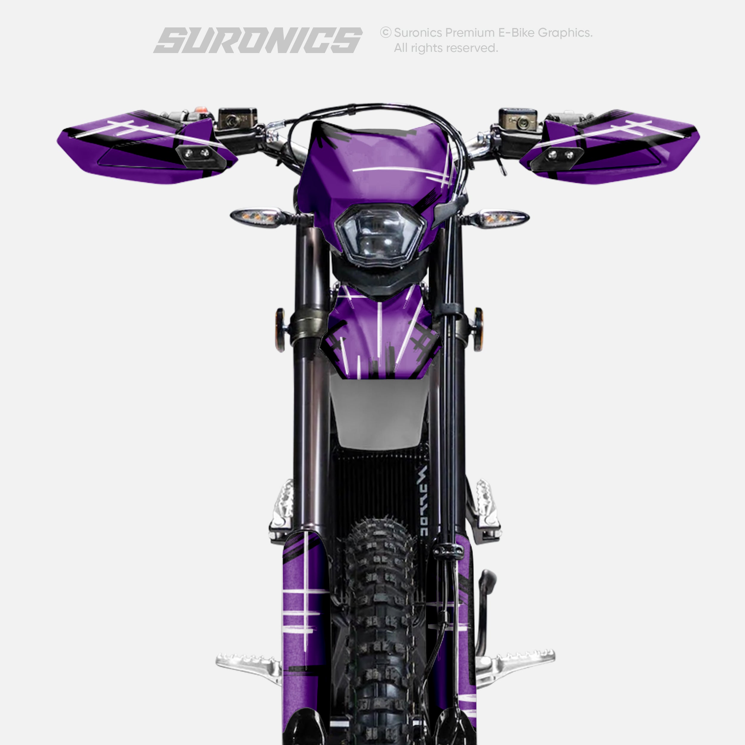 MARKER PURPLE Surron Ultra Bee Graphics kit