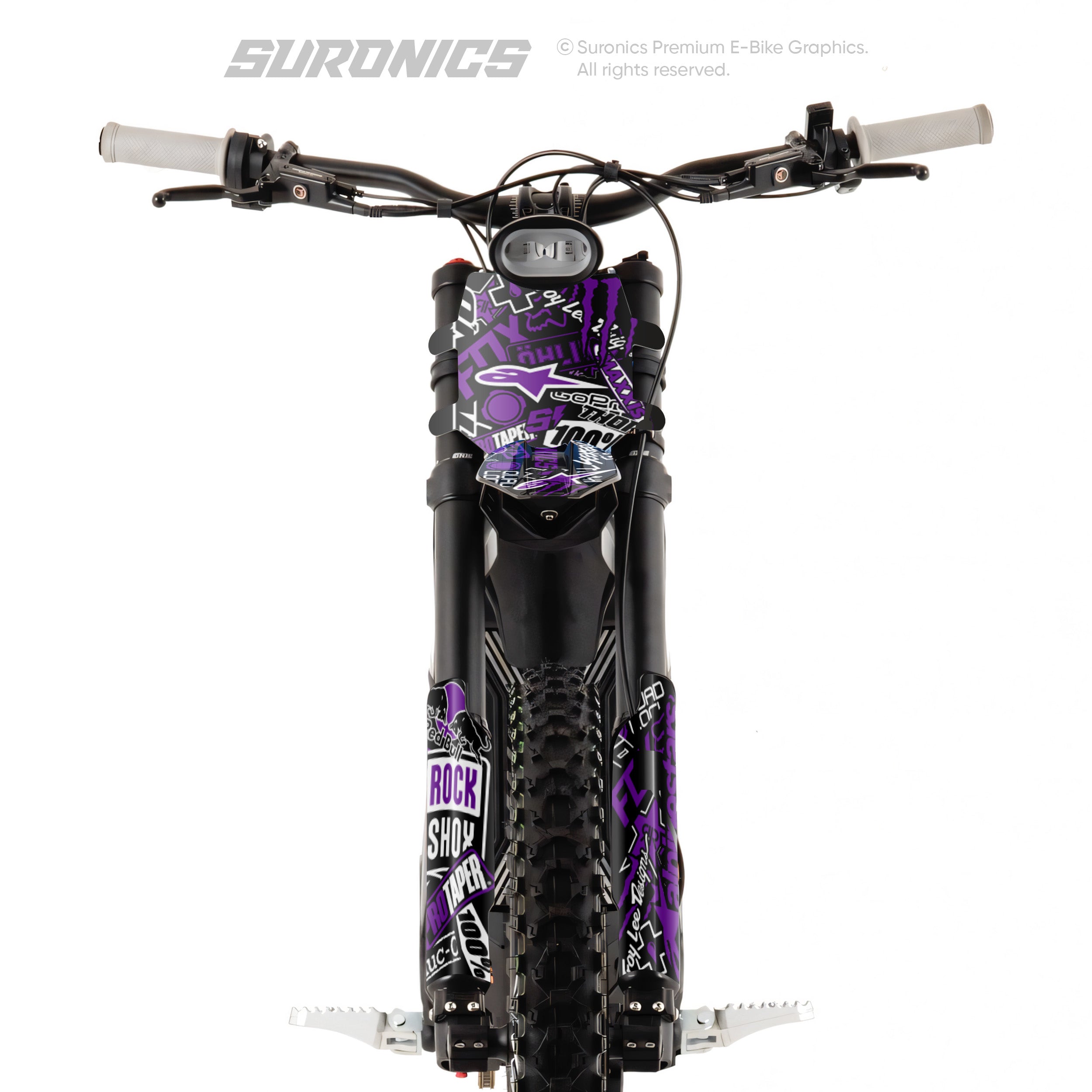 STICKY BLACK PURPLE Talaria Sting MX3 MX4 Graphics kit