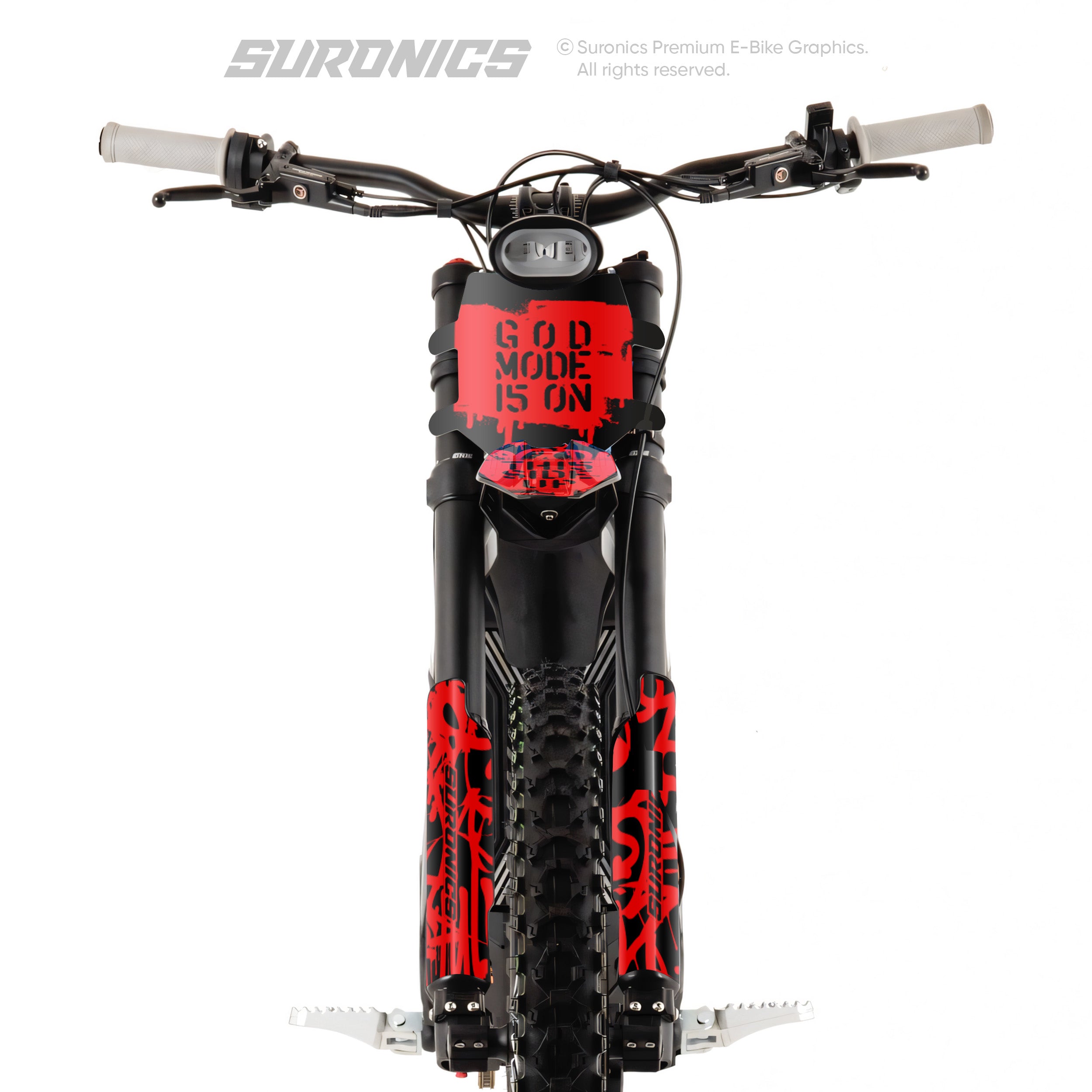 STREET GHOST BLACK RED Talaria Sting MX3 MX4 Graphics kit