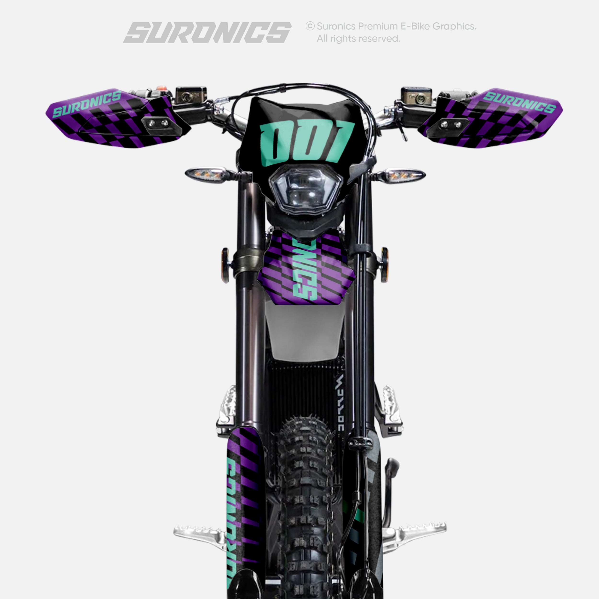 FUTURACE PURPLE MINT Surron Ultra Bee Graphics kit