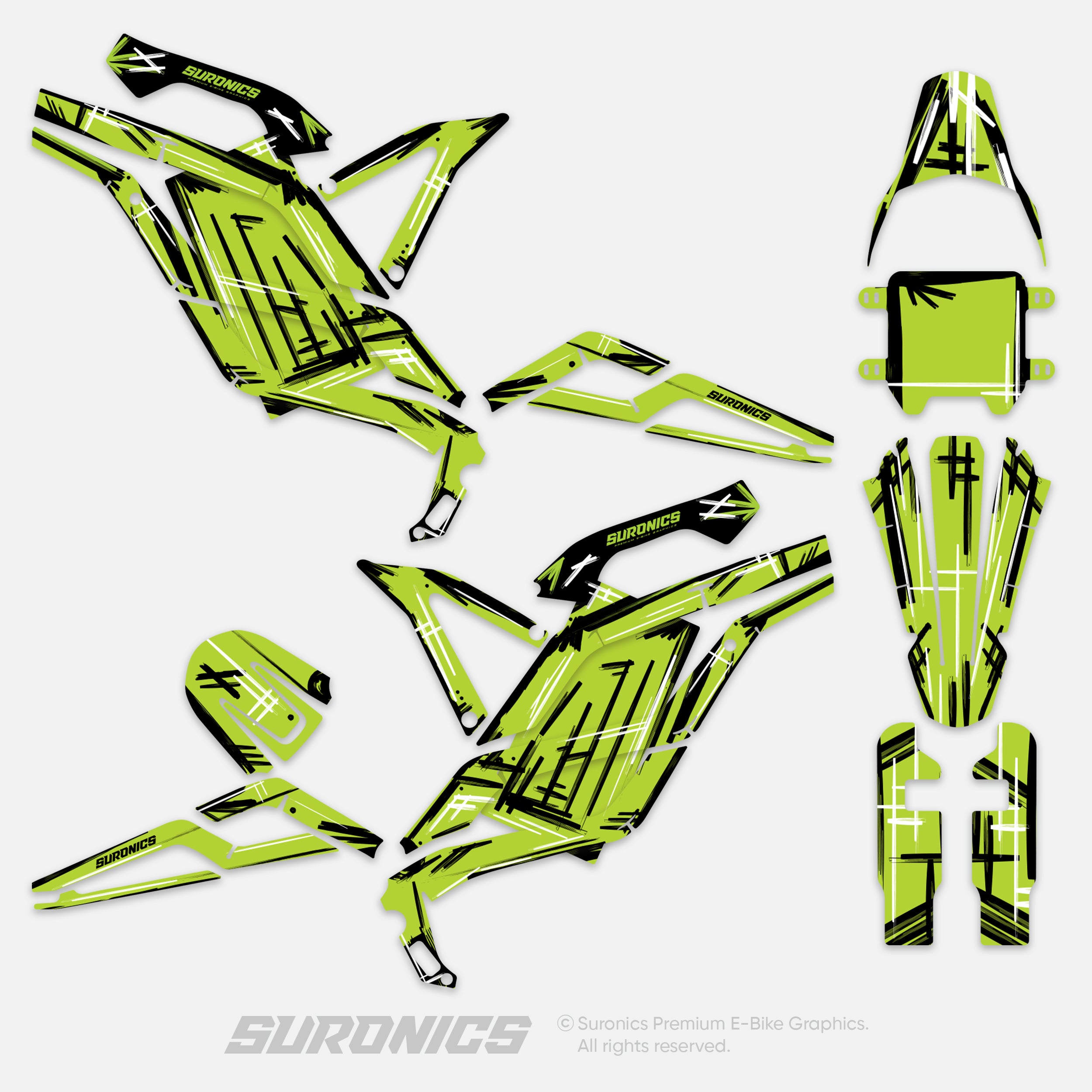 MARKER GREEN Ventus One Graphics kit
