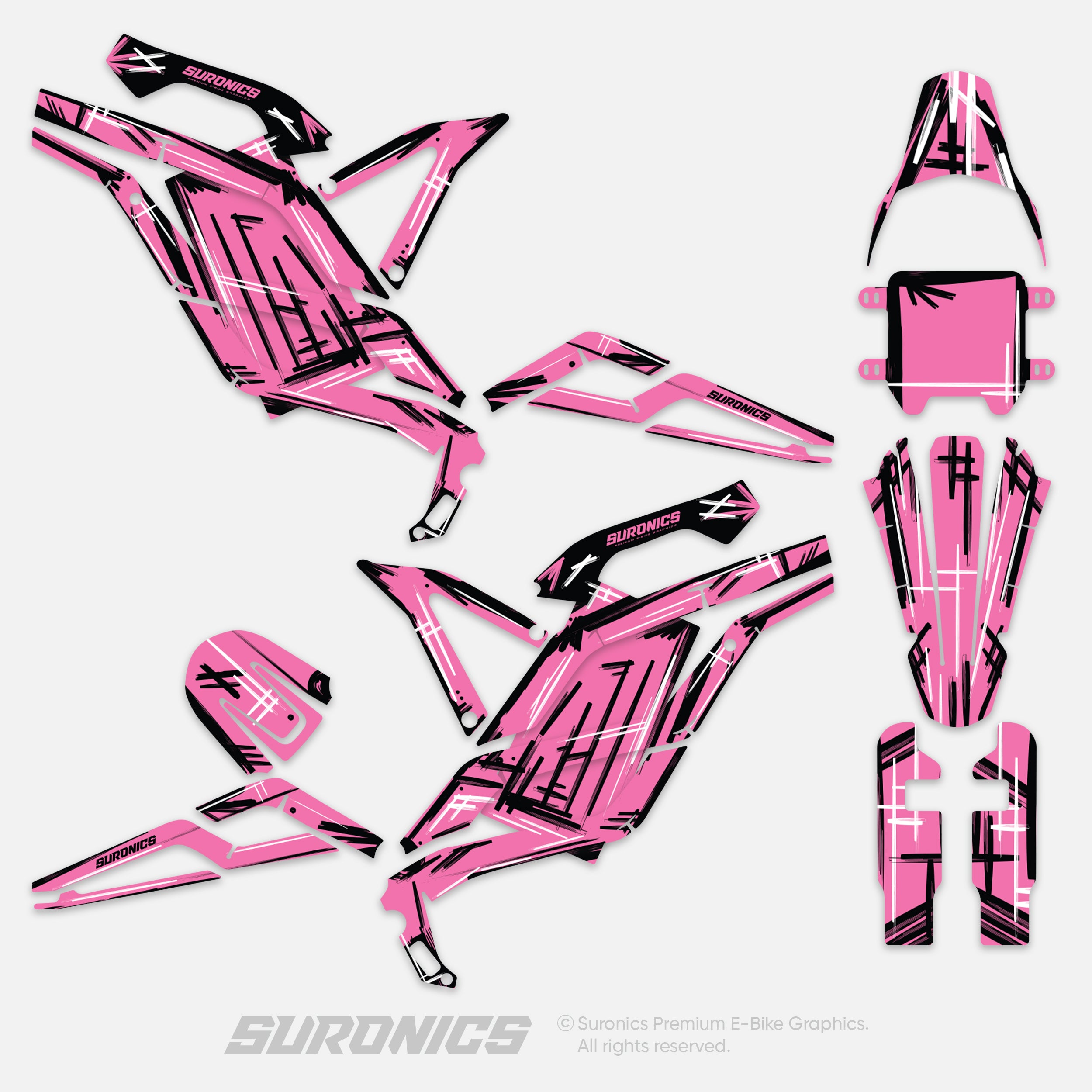MARKER PINK 79Bike Falcon PRO / GT / M Graphics kit