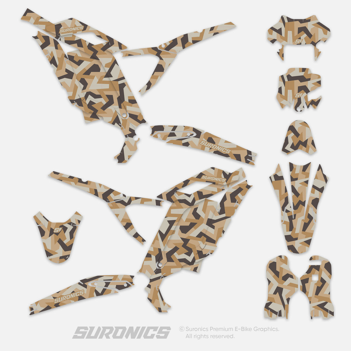 CAMOX SAND Surron Light Bee 2 Graphics kit