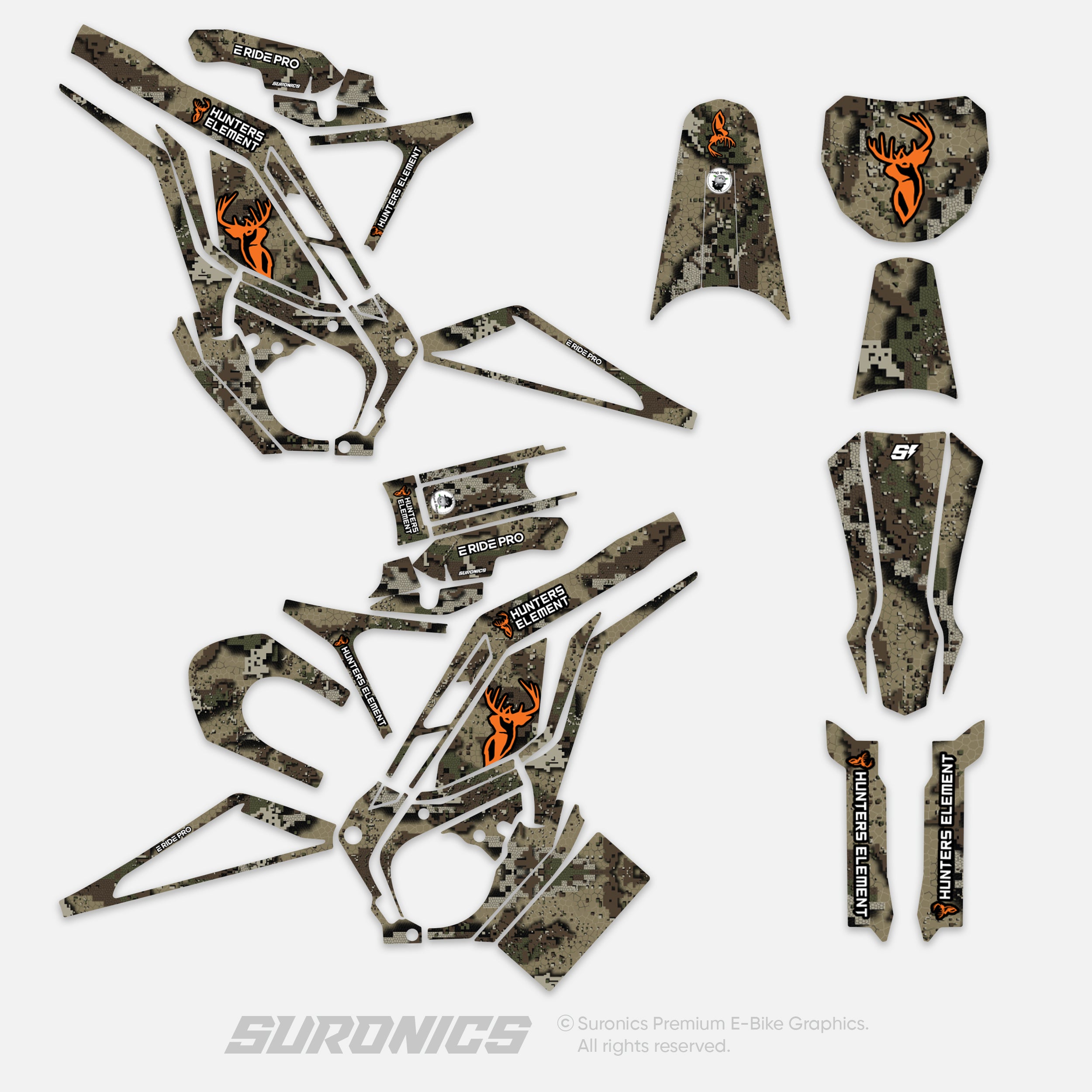 CUSTOM: CAMO E-Ride Pro Graphics kit